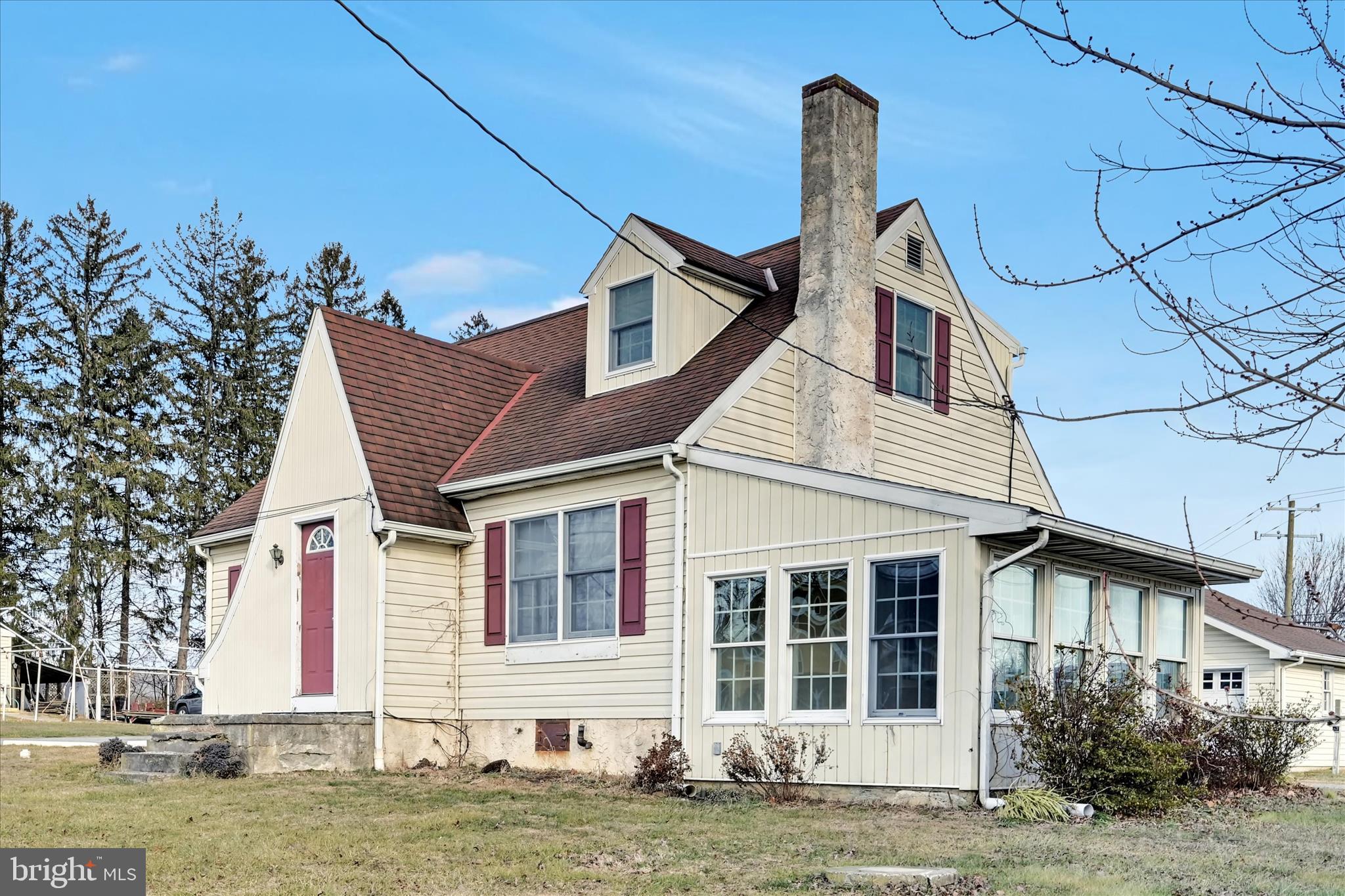 Memories of Janes Flower and gift shop.  I know I have many and I am sure you do as well.  Parking spaces are just an estimate. Building consists of:  Shop/office with powder room, 2- 2 car oversized garages.  One garage features a 1 bedroom apt on second floor. Lots of great amenities with this property and its buildings.  The home features a living room with electric fireplace, an office/bedroom, dining room with a nook, kitchen with built ins.  The second-floor features 2 bedrooms with a shared bathroom and loft area.  Lots of closet spaces.  The basement is full sized and large enough to finish it as a recreation room with a walk up to Bilko doors. You will also enjoy the enclosed porch which is heated for year-round use.  Close to all arteries of Transportation, shopping and entertainment. Cross listed Residential property as well. MLS PACT2115590