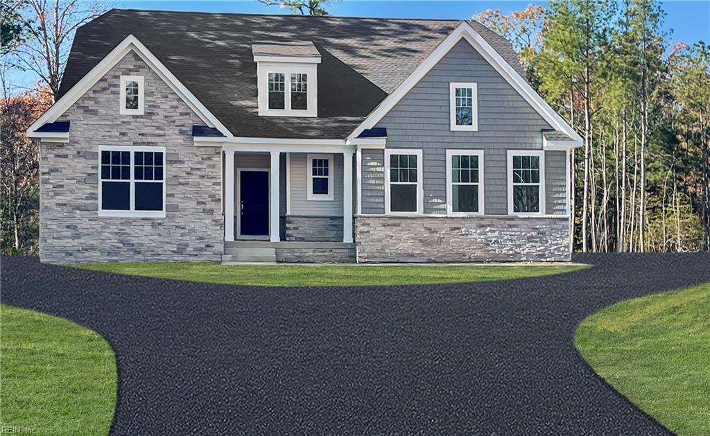 Under Construction! 1 Acre Wooded Homesite! The Southport floorplan is laid out on a single level to maximize ease of living while still providing elegant comfort with a finished basement for additional space for hobbies and guests! The foyer leads to the dining room which connects to a modern gourmet kitchen with quartz countertops and butlers pantry, sunny breakfast room and a spacious family room. Off the back you have a fully covered rear porch. At opposite ends of the home is a bedroom suite and the tranquil owner’s suite with an attached bathroom and oversized walk-in closet. The home can be finished with an optional loft, bedroom and bathroom over the garage. Finished basement with access to the back yard provides even more possibilities. Home under construction images of the home from model home, actual layout and finishes will differ. Estimated Delivery February 2026.