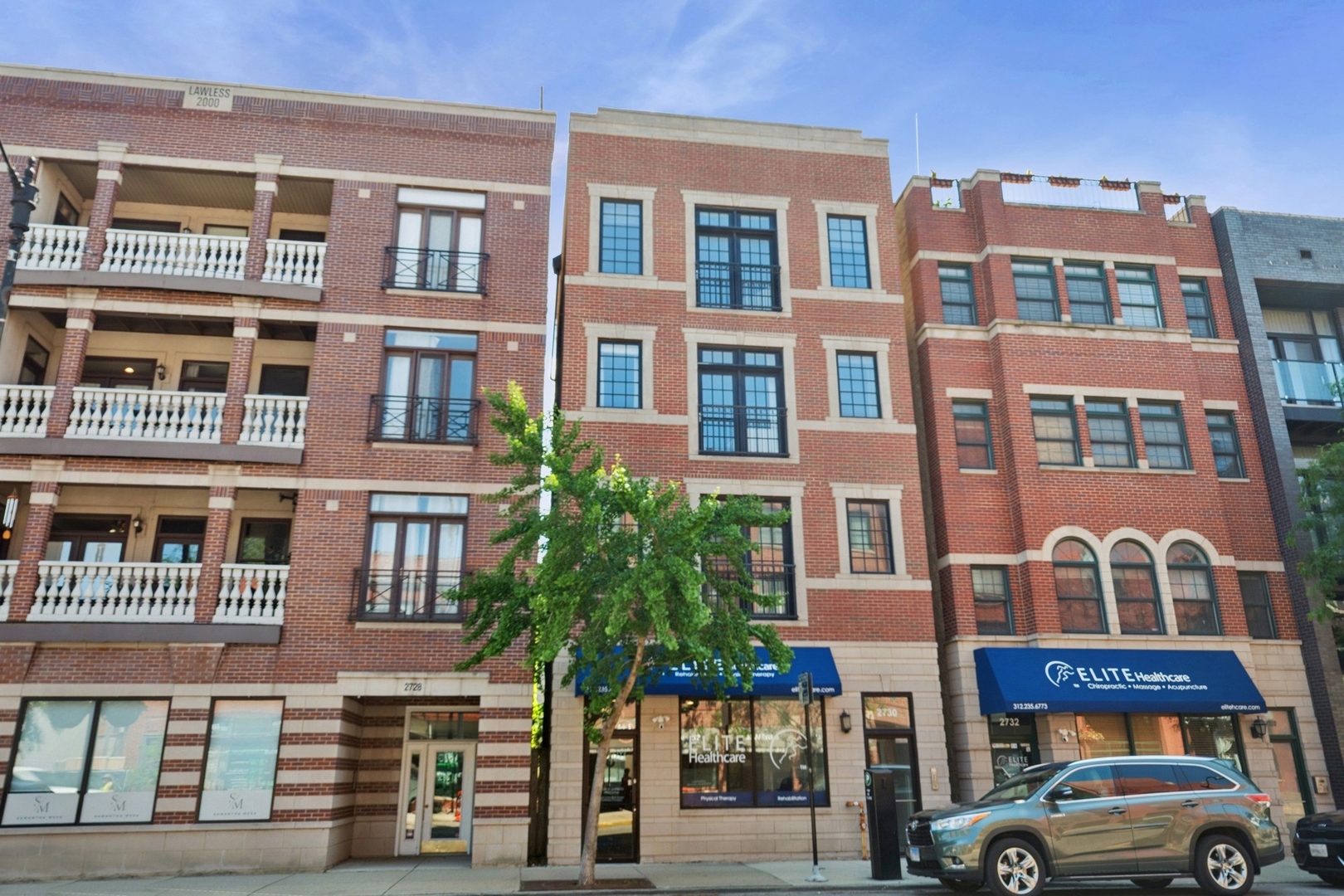 Enjoy living in this desirable Lincoln Park neighborhood in walking distance to restaurants, shopping, parks and both Red and Brown train lines!  Flooded with natural light, this spacious condo has 3 bedrooms and 2 bathrooms with an open floor plan and private outdoor space. The living-dining room space is great for entertaining and the custom kitchen features a breakfast bar, newer backsplash, granite counters and all stainless appliances. The living room has a beautiful wood burning fireplace and French doors that open to Juliette balconies.  The master bedroom has a custom built closet and an en suite bath with steam shower and dual vanity. The 2nd and 3rd bedrooms are spacious and both have custom closets. Additional features include full-size in-unit laundry, crown moldings, rooms wired for sound, concrete sound insulation between units, additional storage room.  A 2 car covered tandem parking space is included.