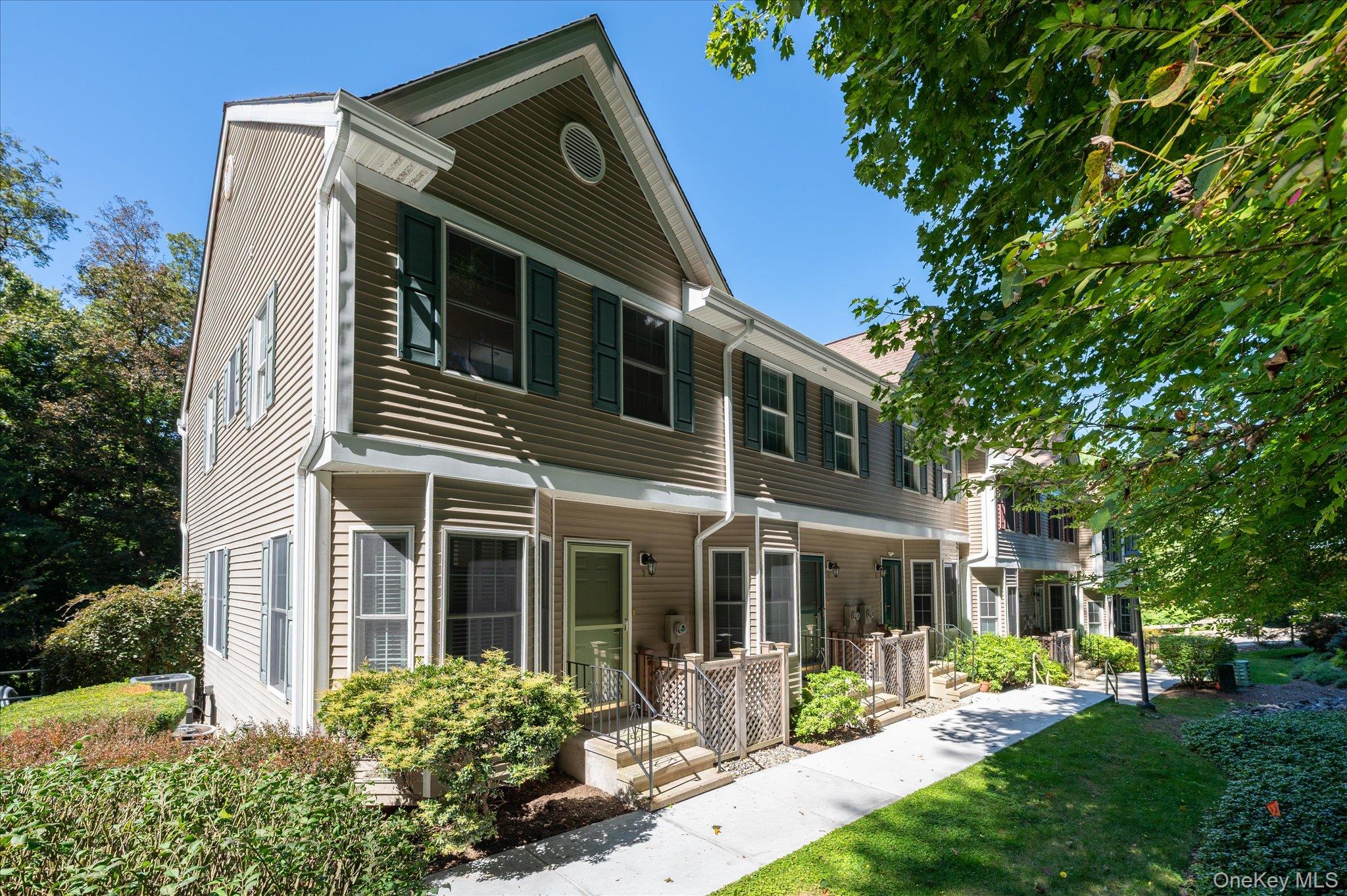 Early A/O As Of 10/3... RARE END UNIT Triplex Townhome Located In Sought After 14 Unit Complex of West Glen.  Conveniently Close To All Mount Kisco Has To Offer.  As An End Unit This Sunlit Condo Features Extra Windows And Attached To Neighbor By One Wall Only. The Original Owners Have The Only Condo With Expanded Deck And Privacy Fence/Planters With Certificate Of Occupancy.  There Is Approximately An Additional 144 Square Feet Finished Storage At Lower Level. The Living Room, Dining Room and 2 Bedrooms Have Hardwood Flooring.  The Entry, Powder Room And Kitchen Have Granite Flooring. The Kitchen Has Been Opened To Feature A Breakfast Bar and All Stainless Appliances Are Approximately 3-4 Years Old. The A/C Condenser Has Been Expanded For More Air Flow 4 Years Ago.  You'll Also Find A Built-In Safe, Upgraded Panel Box For Use With A Portable Generator (Not Included), Ceiling Fan With Remote, TV In Second Bedroom, Extra Closet Space On Bedroom Level. All Staircases Have Angular Openings For Even More Sunshine And Expanded Feeling.  New Garage Door And Gutters. Please Note If You Are Eligible For Basic Star Exemption You Can Apply To State. 2025 Tax Reduction Currently $1151. Taxes With Reduction $7812. Additionally, The Designated Elementary School Is Mt. Kisco But If Preferred The Bedford Schools Will Place Your Child In One Of The Other Elementary Schools If Space Allows. Pets Are Allowed. A Quick Stroll To Town, Stores, Metro North Station, Bus, Restaurants, Park, Pool, Library, Movie Theater, Houses of Worship And Northern Westchester Hospital. Nearby Access To Interstate 684 And Saw Mill River Parkway. Attached Documents: HOA Rules & Regs, True Tax, Floor Plan, Certificate Of Occupancy. BY-Laws Are Not Attached But Available. HOA Takes Care Of Entire Exterior Except Decks, Windows And Doors.