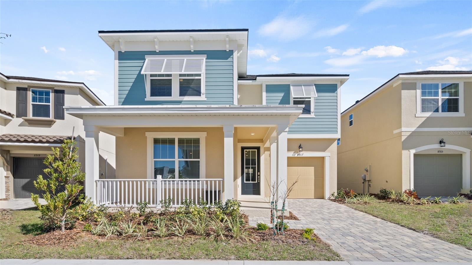 Welcome to 8917 Coconut Breeze Dr, a fully furnished vacation home located in the highly desirable Solara Resort community. Ideally situated just 20 minutes from Walt Disney World Resort and about 30 minutes from Universal Studios and the new Epic Universe, this property offers the perfect blend of convenience, comfort, and investment potential.This spacious 6-bedroom, 4-bathroom home comfortably accommodates many guests and features themed rooms designed to create a memorable vacation experience.  The open-concept kitchen and dining area flow seamlessly to the private pool and patio, ideal for enjoying Florida’s sunshine. Upstairs, a large loft entertainment area includes air hockey, foosball, and gaming space, with five additional bedrooms featuring fun themes such as Star Wars, Space, and Racing.Located in the gated Solara Resort community, residents and guests enjoy resort-style amenities including pools with beach entry, fitness center, clubhouse, sports fields, playgrounds, walking trails, and on-site dining and shops.