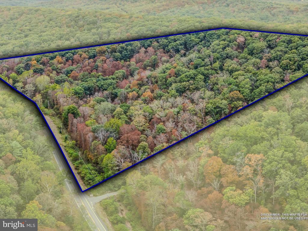 This expansive 53.70-acre property offers diverse opportunities, including hunting, shooting, ATV recreation, nature walks, and potential homestead development. Over 2800 feet (a half mile) of frontage along Cacapon Road and Long Hollow Run, this parcel presents potential for timber management and subdividing.