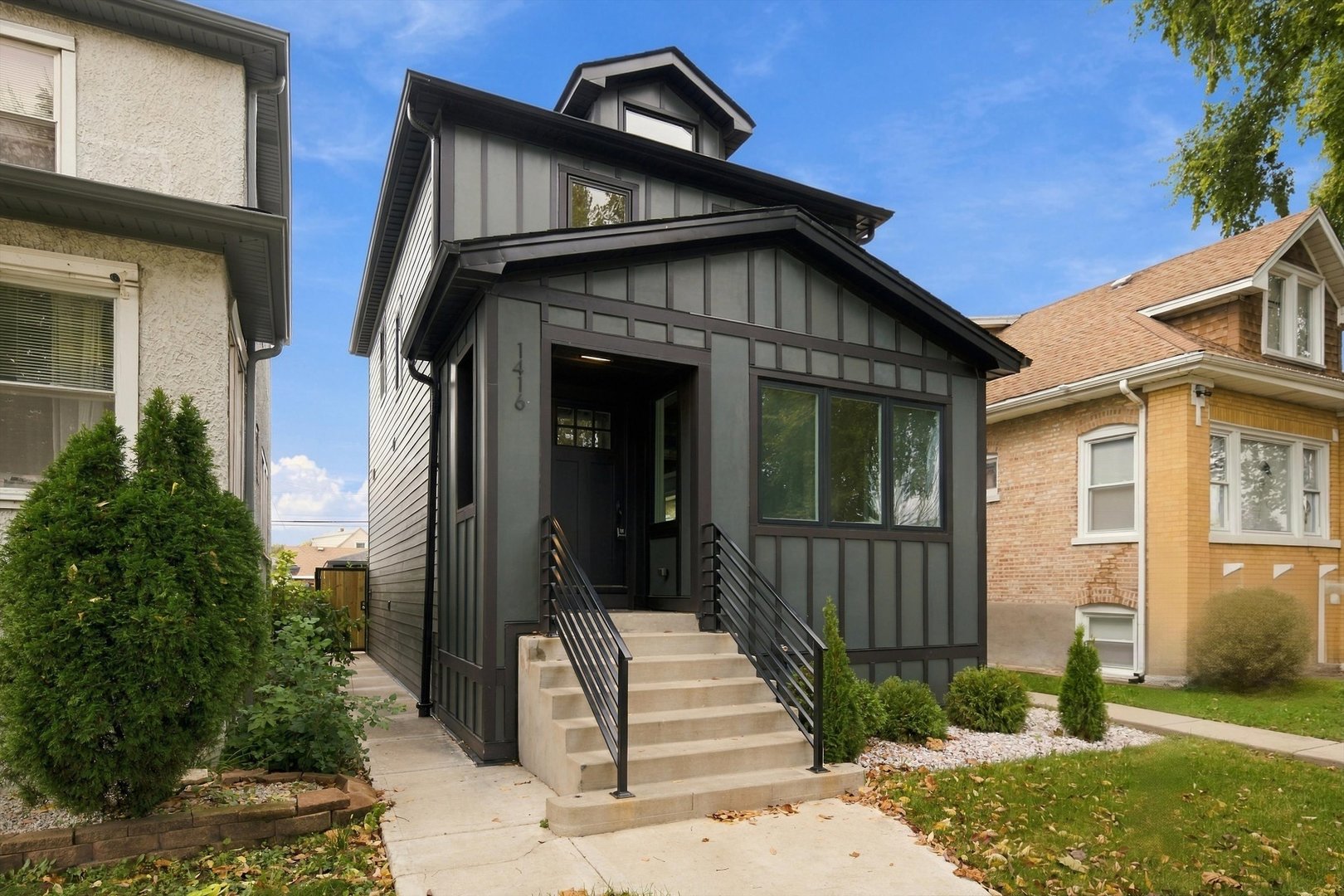 Welcome to this beautifully reimagined residence offering the perfect blend of luxury, comfort, and thoughtful design. Fully rehabbed from top to bottom, this home showcases high-end finishes, a functional layout, and complete peace of mind with all major systems newly updated.  Step inside to an inviting main level featuring a stunning chef's kitchen, spacious living room, elegant dining area, and a convenient half bath. The open flow leads directly to a rear deck, perfect for entertaining or enjoying quiet outdoor moments. Gorgeous hardwood floors run throughout, adding warmth and sophistication to every space.  The second floor is designed for elevated living, highlighted by a luxurious primary suite complete with a private deck, along with a junior primary suite and beautifully updated full bathrooms offering spa-like comfort.  The fully finished basement expands the living space with two additional bedrooms, a full bathroom, and a dedicated laundry room-ideal for guests, extended living, or flexible use.  Outside, enjoy a great-sized backyard, detached garage, and excellent curb appeal that completes this exceptional property.  Major Improvements Include:  New electrical system, new HVAC system, new plumbing, new roof, and durable Hardie board siding-ensuring long-term quality and low maintenance.  Move-in ready and meticulously upgraded, this home delivers modern living at its finest.***This property may qualify for a rate buydown through a participating lender. Subject to buyer qualification and lender terms. Contact listing agent for details.****