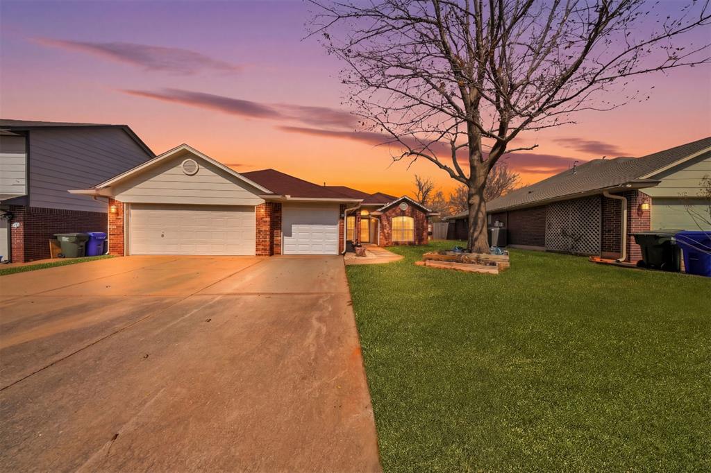 Don't miss out on this beautiful, meticulously maintained, move-in ready 4-bedroom home, conveniently located in the heart of Norman just minutes from OU, beautiful parks, shopping, and dining! This home has been designed with a well-thought-out floorplan that maximizes this home's livable space! You will love the spacious living room with a cozy gas-log fireplace. The semi-open floor plan is perfect for both everyday living and entertaining, while still maintaining defined spaces. The kitchen has been updated with granite countertops and beautiful travertine backsplash. The master bedroom provides a serene escape with a spacious walk-in closet, and en-suite bath featuring double sinks, a make-up vanity, granite countertops, large walk-in shower and a garden tub. Three more generously-sized bedrooms with unusually large closets are located on the other side of the house to offer ample space for family and guests. Both the large window in the front guest bedroom and the large window in the Master Bedroom have been updated with Anderson windows. The 3-car garage has new motors for both garage doors, extra lighting installed, an in-ground storm shelter for peace of mind. The garage has also been updated with a generator connection box ready for you to plug in your generator for additional weather preparedness! Outside in the huge backyard, the options are limitless with a gas fire pit ready and waiting for cozy nights around the fire and marshmallow roasting! There's plenty of room for a pool, hot tub, outdoor dining furniture, and there are garden beds ready for spring planting!!  Bonus: there is already a separate electric hookup for a pool, spa, or other outdoor features.  Roof replaced in 2023.