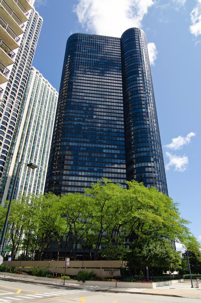 Home Sweet Home - Unit 1613 is a spacious 1 bedroom /1.1 bathroom home located in Lakeshore East at prestigious Harbor Point. With 13 windows throughout, this thoughtful floorplan is set in the "curve" and provides stunning lake and city views. The renovated kitchen is complete with contemporary cabinetry offering generous interior storage, granite counters and Samsung stainless steel appliances. Other unit highlights include a spacious primary bedroom with walk-in closet and en-suite bathroom, additional powder room/half bath, extra deep entry closet, in unit washer/dryer, vinyl wood flooring throughout, plus additional storage cage. Harbor Point is a full amenity building offering an indoor pool, hot tub, exercise facility, men's and ladies locker rooms with steam and saunas, basketball & racquetball courts, sundeck, Wi-Fi room, 24HR door-staff, Bockwinkel's grocery store, bike storage, dry cleaners, laundry, hobby, party (2), receiving and children's play rooms. Located steps from Maggie Daley Park which features a rollerblading ribbon(summer)/ice skating ribbon(winter) children's playground, tennis courts, Millennium Park, Michigan Ave shopping and world class restaurants. Mariano's grocery store is two blocks away. CTA 60 bus stops directly in front of the HP building entrance and the "L" is conveniently located at Randolph & Wabash. Cable (basic) and internet included in assessments. 25lb pet weight limit with 2 pet limit only 1 of which may be a dog. Parking is rental. 30 minute free guest parking in garage. Furnishings available for sale. ALSO AVAILABLE FULLY FURNISHED.