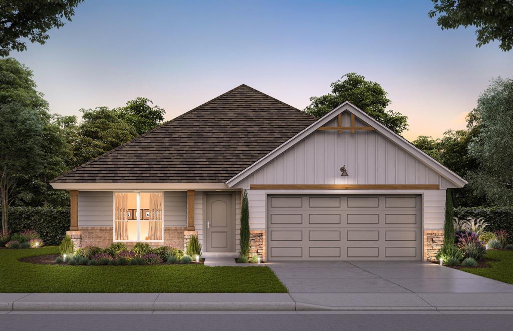 This beautiful home is loaded with quality and smart attention to detailand it is a bargain! You will love the attention to detail as soon as youenter. The living room is large with an amazing built in fireplace andmantel. The kitchen features custom cabinets, under cabinet lighting, abig island, thick quartz tops, deep undermount sink, stainless steelSamsung appliances, decorative wood vented hood and much more. The primarybedroom is spacious and the primary bathroom comes with a floor to ceilingtiled shower, garden tub and two sink vanity. The primary closet featuresa third row for seasonal storage. The three spare bedrooms are on theother side of the home with easy access to the guest bathroom, whichfeatures a steel tub with tiled walls. Charming large covered front porch.This home is very energy efficient with smart features. Neighborhoodamenities include a playground, pool, clubhouse with fitness center andgathering hall.