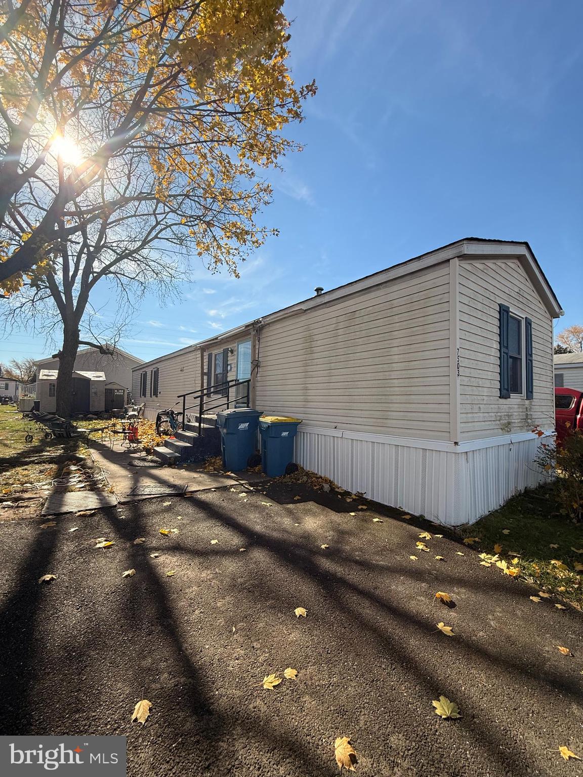Welcome to the beautiful and secluded Pennwood Crossing Community in Morrisville. This single-wide unit has a list of recent improvements, including: Complete bathroom renovation and new roof in 2016, new windows throughout and new water heater in 2017, and a brand-new A/C and Forced Air Heating System in 2022, with the accompanying interior digital control unit (pictured). This home is outfitted with voice automation for lighting and other functions via Amazon Echo, which is included in the sale. This bargain listing is ready for your cosmetic vision to make it yours. Includes a newer shed and 2-car driveway, with an unoccupied lot next door for added privacy. Nothing in this development is listed at this price, so don't miss out and take a look today.