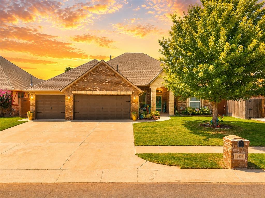 Welcome to Williamson Farms! This beautifully maintained 4-bedroom, 2.5-bath home with a dedicated office offers 2,338 square feet of comfortable living in a desirable gated community.The home features a spacious layout, a 3-car garage, storm shelter, storage building, sprinkler system, and updated roof and gutters. The chef’s kitchen showcases granite countertops, complemented by elegant crown molding throughout. Additional highlights include epoxy garage floors, an insulated garage door, and convenient greenbelt access. Enjoy the Williamson Farms lifestyle with access to a clubhouse, two community pools, a park, pond, and scenic walking trails. With generous living space, desirable upgrades, and exceptional community amenities, this home offers the perfect combination of comfort, convenience, and neighborhood charm.Schedule your private showing today!