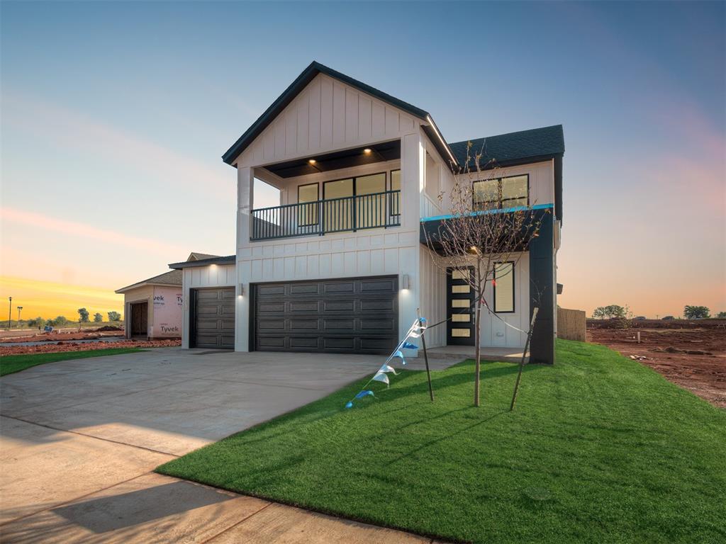 LIMITED INCENTIVE - Ask for details. Proudly introducing Anthem, Deer Creek’s newest master-planned community, ideally located at NW 178th Street and Portland Avenue. Designed with flexibility and lifestyle in mind. This home at 18016 Anthem Boulevard offers a wide variety of thoughtfully crafted finishes, making this a home that truly fits your needs. Whether you are upsizing, downsizing, or purchasing your first home, Anthem neighborhood provides options that feel just right. Now available is the highly sought-after Riverdale Contemporary with a Balcony design, one of the most popular floor plans in the vibrant Anthem community. This modern home offers approximately 1,868 (mol) square feet of well-designed living space, featuring spacious bedrooms, an open-concept layout, and a versatile upstairs bonus room with its own private balcony—perfect for entertaining or relaxing in style. An electric linear fireplace adds warmth and contemporary appeal to the main living area. The chef-inspired kitchen is fully equipped with included stainless steel appliances, including refrigerator, gas range, microwave, and dishwasher, along with a spacious pantry, designer tile backsplash, under-cabinet lighting, and elegant finishes throughout. With 2.5 bathrooms and a convenient pocket office, this home blends comfort, style, and functionality. Additional highlights include a fenced backyard with gate, zoned irrigation system, tankless water heater, post-tension engineered foundation, and stylish white faux-wood blinds, making this home truly move-in ready. Anthem’s resort-style amenities include a pool, outdoor recreation areas, basketball court, playground, and pickleball court. Located minutes from top-rated Deer Creek Schools with easy access to Oklahoma City’s dining, shopping, and entertainment, Anthem offers the perfect balance of community living and urban convenience. Welcome home.