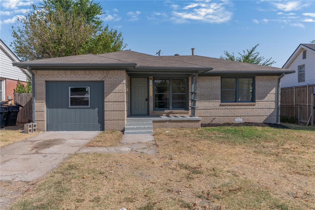 Ideally located with easy access to I-44, I-240, and downtown Oklahoma City, this completely remodeled 3-bedroom, 1-bathroom home offers turnkey living with fantastic character. A converted garage serves as a spacious third bedroom, while a dedicated interior laundry room brings daily functional convenience. The charming dining area features refinished built-in corner cabinetry, adding timeless appeal to the layout. In the updated kitchen, painted cabinetry pairs with sleek quartz countertops and a modern tiled backsplash. The full bathroom has been beautifully refreshed with custom tile in the shower, a new vanity, and updated fixtures throughout. Complete with move-in-ready updates inside and out, this South OKC home is a wonderful opportunity—reach out today to schedule your private tour!