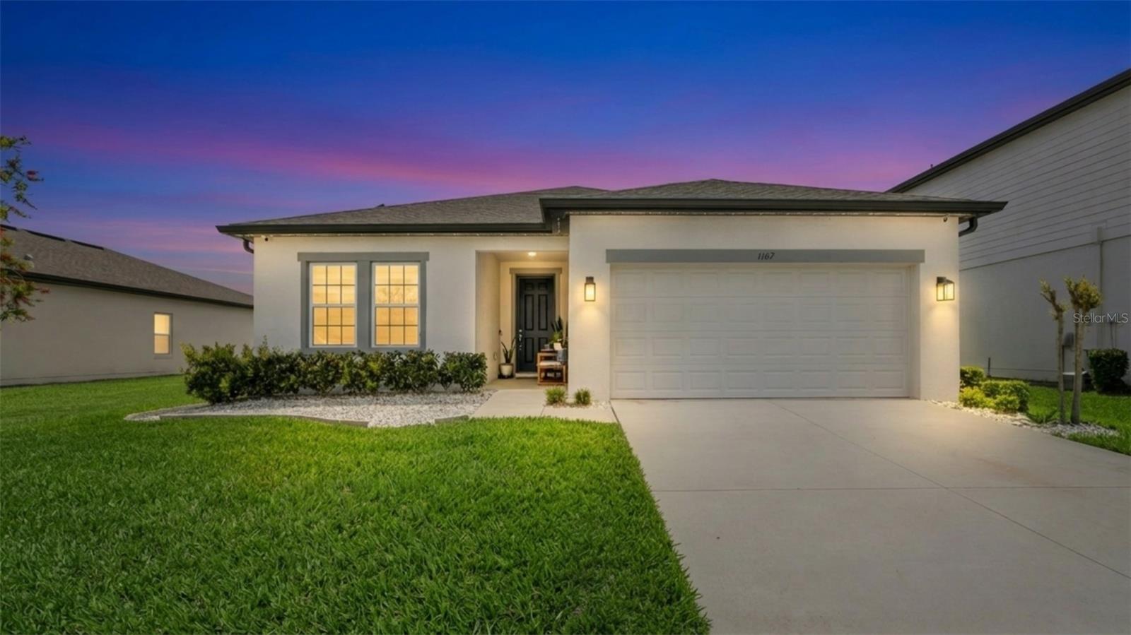 Welcome to this beautifully designed home in Hampton Oaks, where comfort, style, and functionality come together seamlessly. This inviting residence features an open-concept floor plan with a spacious kitchen at the heart of the home, complete with a large island—perfect for entertaining, family gatherings, and everyday living.The thoughtfully designed layout features a private owner’s suite set apart from the additional bedrooms, creating a peaceful retreat with a generous walk-in closet. Ceramic tile flooring flows throughout the main living areas, providing both elegance and easy maintenance, while the bedrooms present a cozy and comfortable feel. The home is also equipped with a water softener system, adding extra comfort and efficiency to your daily living.Beyond the home itself, enjoy the convenience of living just north of Lake Monroe and the scenic St. Johns River. The location is ideal for commuters, with quick access to the Lake Mary corridor, one of Central Florida’s largest employment centers.You’ll also love being just a short drive from the charm of DeLand, known for its boutique shopping, dining, and vibrant arts scene. For outdoor enthusiasts, Blue Spring State Park is only minutes away, featuring hiking, swimming, fishing, and seasonal manatee viewing.This home truly embodies the best of both worlds—a modern, functional design paired with a prime location close to everything Central Florida has to enjoy.