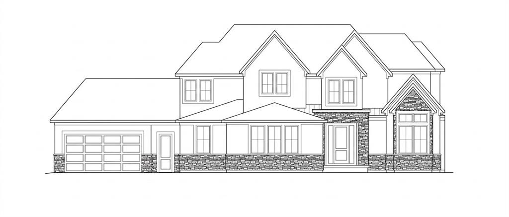SOLD BEFORE PROCESSED - Custom Roosevelt SE 1.5 Story Plan by Bickimer Homes on a corner, estate lot in Hidden Lake Estates of Cedar Creek.