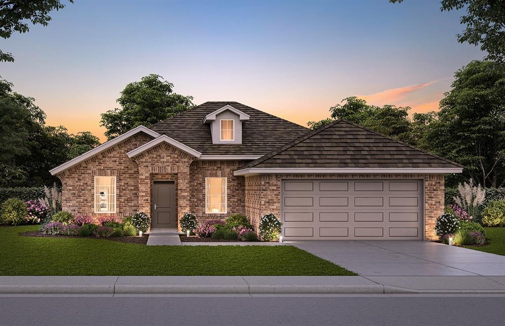 Call today to check the current status of this beautifully crafted home. The thoughtfully designed layout features three spacious bedrooms and a dedicated home office that is privately enclosed with a sliding barn door for added style and function.The L-shaped kitchen includes a large center island, a coffee bar, and extensive prep space that suits both everyday living and entertaining. High-end finishes such as quartz countertops, under-cabinet lighting, a gas range, and wood-look tile throughout the main living areas create a warm and cohesive feel.The primary suite provides a relaxing retreat with a soaking tub, tiled shower, and dual vanities. Two additional bedrooms offer comfort and flexibility for family or guests.Built with lasting value in mind, the home includes premium features such as a pre-piered foundation, tornado safety straps, radiant barrier decking for improved energy efficiency, a Schluter shower system, Uponor PEX plumbing, 16-inch on-center framing, a Navien tankless water heater, and Low-E Thermalpane windows.Do not miss your opportunity to own this exceptional home. Schedule your showing today.