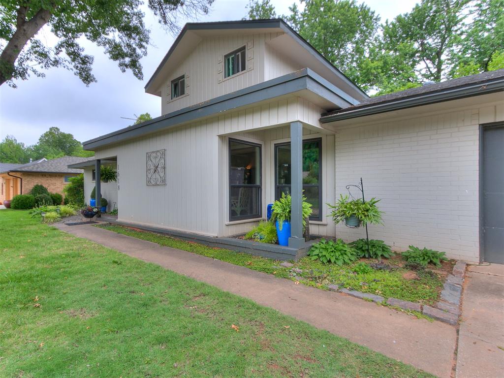 Convenient southwest Norman location. Remodeled throughout in 2020. Bathrooms in 2020 and 2025. New flooring in sunroom. Great family neighborhood filled with mature trees. Close to Monroe Elementary School. Large backyard, nicely landscaped with mature perennials. Rare St. Augustine grass. Private water well for irrigation. Two all-season rooms. Two living areas. Remodeled bath. Seller will install splitter unit before closing. Large office space and storage. Close to campus and shopping. Easy access to I-35 and Highway 9. Appliances included.