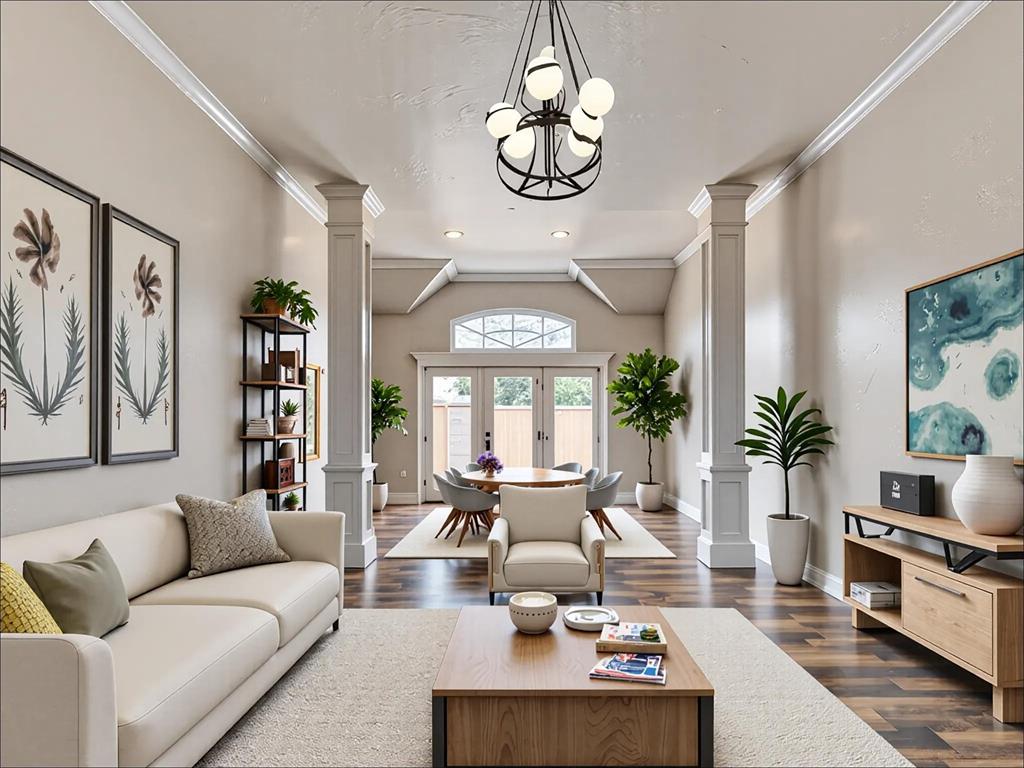 Beautifully updated and move-in ready, this spacious home in the highly desirable Coffee Creek neighborhood offers comfort, style, and low-maintenance living in a prime Edmond location. Step inside to find all-new engineered wood flooring throughout and freshly painted interior walls that create a bright and welcoming atmosphere. The kitchen has been thoughtfully updated with modern finishes, and opens to one of two large living areas—perfect for entertaining or relaxing at home.This home features 5 generously sized bedrooms, including a huge primary suite with an en suite bathroom and ample closet space. A dedicated office offers the perfect work-from-home setup. With two living areas and a large chef’s kitchen, the layout is both functional and ideal for everyday living.Located in Edmond Public Schools and close to shopping, dining, and neighborhood amenities. Enjoy all the perks of the Coffee Creek community, including walking trails, pools, and parks. This is the one you’ve been waiting for!