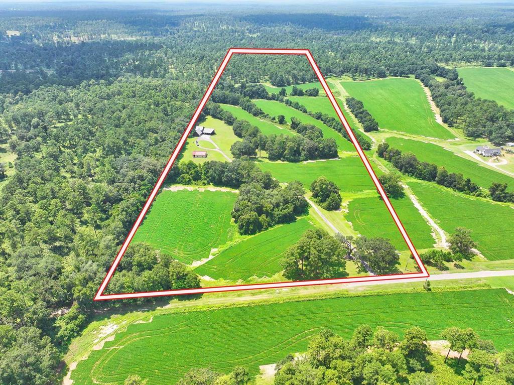 Welcome to The Townsend Farm—a rare slice of South Georgia where mornings begin with the sound of quail calling, quiet wide-open views, and days shaped by land, freedom, and possibility. Set across 47 scenic acres, this one-of-a-kind property is nestled among Thomasville's most pristine properties and located in the famed Red Hills Region of Thomas County, offering the kind of privacy and natural beauty that's increasingly hard to find.    The land features a beautiful mix of open, income-producing farmland and long-leaf pine with wiregrass, creating a versatile setting ideal for an outdoorsman, private retreat, or working property. At the center of the farm sits a custom-built cypress log home offering nearly 3,500 square feet of comfortable living space.    The main level includes the primary suite, a flexible bonus room ideal for a bedroom, office, or hobby space, a half bath, and inviting living areas centered around a fireplace. One of the home's most loved features is the spacious screened-in porch, often referred to as the “outdoor living room,” perfect for relaxing and taking in the peaceful surroundings.    Upstairs, you'll find two additional bedrooms, a full bath, and a bonus room, providing plenty of space for family or guests. The home also offers abundant storage throughout. Convenient to Tallahassee.