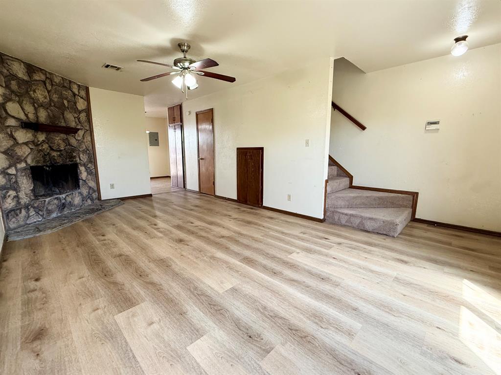 Close to OU off of E Lindsey. TWO BEDROOM 1.5 BATH TOWNHOUSE. AVAILABLE NOW! Stack washer & dryer provided. Kitchen has dishwasher, disposal, electric free-standing range, and refrigerator. Half bath downstairs off of the living room. Wood burning fireplace in the living room. Newer Lux vinyl plank flooring in living with tile in wet areas and carpet in the bedrooms. Two nice size bedrooms upstairs with tons of closet space. All electric living. Central heat and air conditioning. Small fenced patio off kitchen. Plenty of parking near your front door. Deposit $875 Rent $875 Small to medium size dogs that are house trained and non-fighting breeds are negotiable with non-refundable $450 pet fee. No Smoking property. Resident Benefits Package available, ask for details!