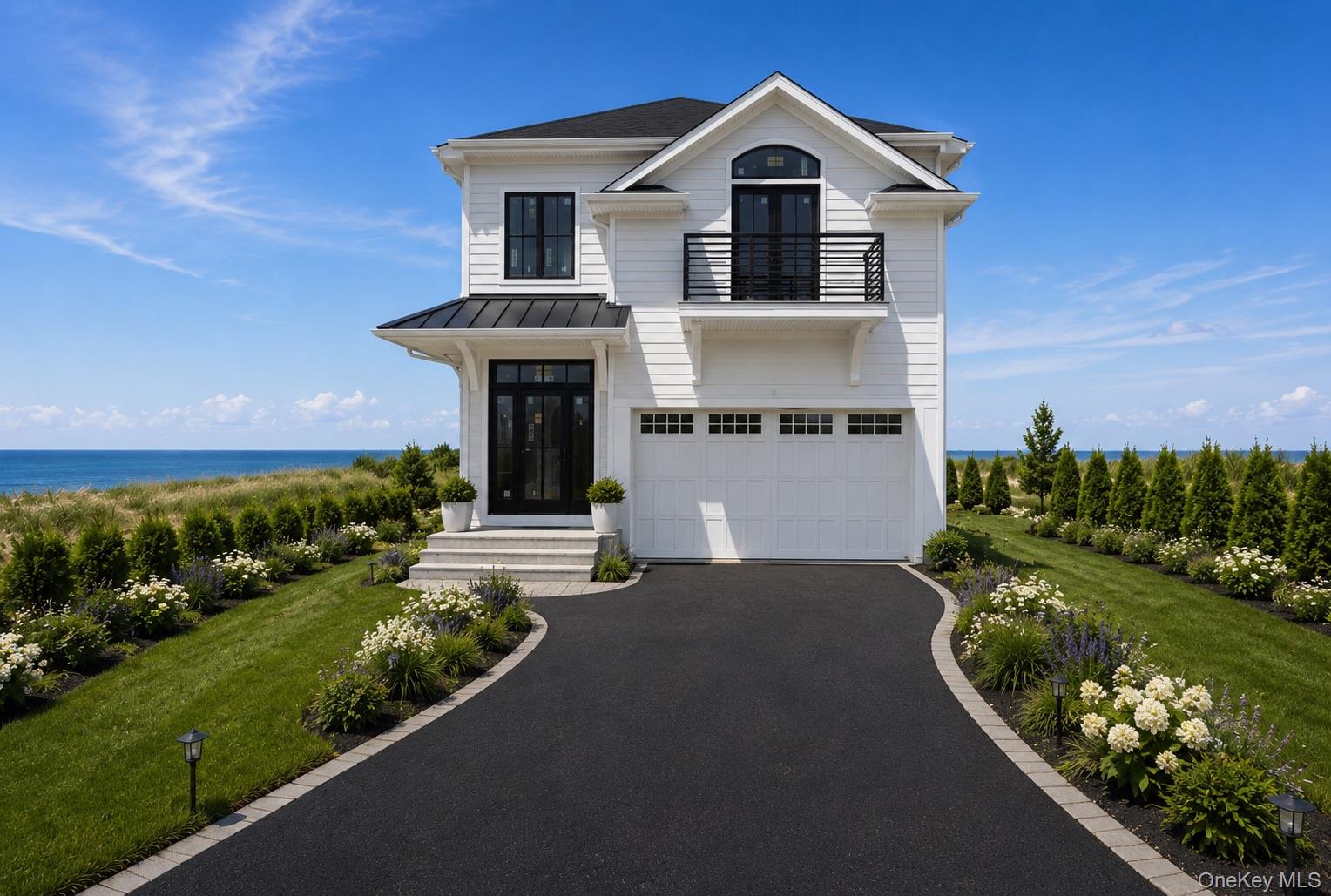 A rare opportunity to own brand-new direct waterfront construction with private beach access and sweeping views of the Long Island Sound in the heart of Bayville. Perched atop a bluff overlooking the water, this exceptional residence offers the perfect blend of coastal living and modern luxury.Featuring 4 bedrooms and 3.5 bathrooms, the home is thoughtfully designed with an open-concept layout and abundant natural light throughout. The expansive family room is anchored by a gas fireplace and opens through sliding glass doors to the backyard, where breathtaking water views create a stunning backdrop for everyday living and entertaining. The beautifully appointed eat-in kitchen flows seamlessly into the main living spaces, while the private bedroom suites offer their own tranquil retreats.Private balconies off the bedrooms capture panoramic, crystal-clear views of the Long Island Sound, stretching to the Connecticut shoreline and all the way to the New York City skyline. From spectacular sunrises over the water to the twinkling lights of the city in the distance, the views are nothing short of extraordinary.Additional highlights include a 2-car garage, a full basement with high ceilings offering endless possibilities, and direct access to a private beach just steps away. Set within the highly regarded Locust Valley School District, this is a truly unique opportunity to own brand-new waterfront construction and experience coastal living at its finest.