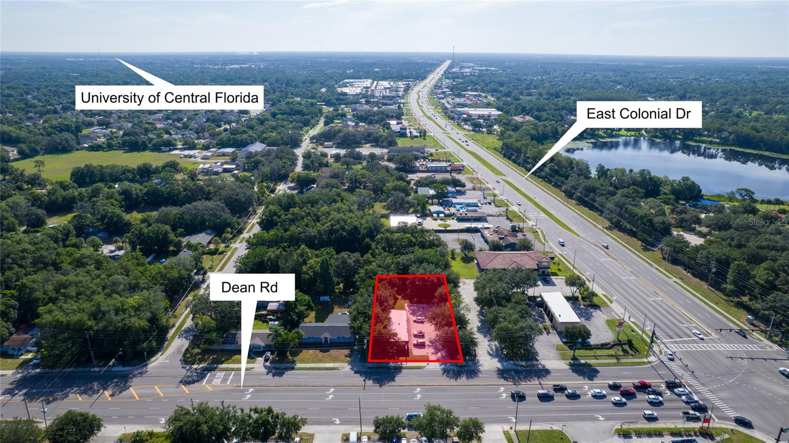 SELLER WILL CONSIDER FINANCING WITH FAVORABLE TERMS!! High-Exposure Office Building in Prime Orlando Location! This versatile 2,500+ sq. ft. professional office space sits on half an acre and is ideal for an owner-user ready to move in or an investor seeking strong returns. The functional layout includes 8 private offices, 3 bathrooms, a spacious lobby with kitchenette, and 13 parking spaces with handicap accessibility.
Positioned on Dean Rd with 25,000+ vehicles passing daily, this property offers unmatched visibility and brand exposure. Just off E. Colonial Dr, with an additional 40,000+ cars a day, the location ensures your business is seen by tens of thousands of potential customers each week. The roof is approximately 10 years old and the building has been well-maintained making it a turnkey option for immediate occupancy. Market rent is estimated at $21-24/SF, providing a compelling income opportunity in one of Orlando’s most active commercial corridors.