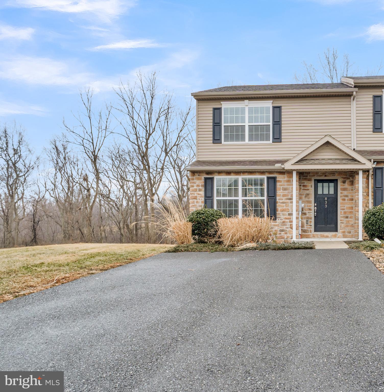 Introductory Pricing! Don't be the person who regrets not getting in early.  This home has received fresh paint and new plank flooring and carpet. It looks great! Much more to get excited about. Efficient heat-pump system and central air, a deck, and absolutely beautiful mountain views. No need to buy a refrigerator, washer and dryer. All appliances stay.  Both bedrooms have their own private full bathrooms.  Just 4 miles from the Hershey Medical Center, and a quick ride to Downtown Hershey and Downtown Harrisburg.  This home is also close in proximity to shopping, restaurants, schools, entertainment and major highways.  Great opportunity to own your own home in a great location for a great price. Come see. You'll be glad you did.