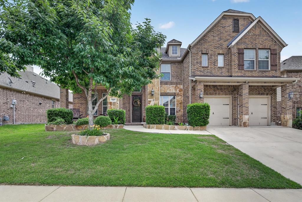 Welcome to 5817 Pine Flat Court in the highly sought-after master planned community of Marine Creek Ranch! This meticulously maintained one-owner home offers 5 bedrooms, 4 full bathrooms, and a spacious layout designed for both comfortable living and entertaining. Conveniently located near Naval Air Station Joint Reserve Base Fort Worth, shopping, dining, major highways, and located within Eagle Mountain-Saginaw ISD.Inside, you’ll find multiple living spaces including a formal living room, large family room, private office, oversized game room, and a dedicated media room complete with projector, screen, surround sound, stadium seating, and a dry bar with space for a microwave and mini fridge. The open-concept kitchen flows seamlessly into the main living area and breakfast nook, while the formal dining room creates the perfect setting for hosting family and friends.The spacious primary suite features an ensuite bath with a soaking tub, separate shower, and large walk-in closet. Generously sized secondary bedrooms provide flexibility for growing families, guests, or work-from-home needs. Outside, enjoy relaxing mornings on the covered front patio and evenings entertaining on the covered back patio. Beautifully landscaped flower beds create stunning curb appeal, while the new roof adds peace of mind for future homeowners.Living in Marine Creek Ranch means enjoying scenic walking and biking trails along Marine Creek Lake, a private gated waterfront area with fire pits and boat dock access, plus community events known for their unforgettable Fourth of July, Christmas, and Easter celebrations. This Fort Worth home truly offers space, lifestyle, and community all in one! Buyer and buyer's agent are responsible for verifying all information, including schools and HOA information.