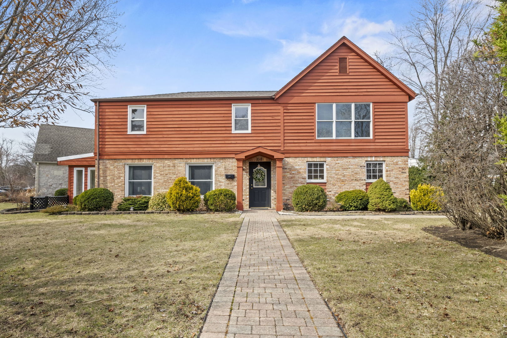 Desired Scarsdale neighborhood**Great schools!  This is a great opportunity to get into this desirable neighborhood.  This delightful home is filled with character and has seen several thoughtful updates over the years. The updated kitchen, featuring a stunning island with marble countertops, was completed in 2013, offering both beauty and functionality. In 2003, a cozy natural gas fireplace was added to the living room, providing warmth and ambiance. The kitchen and hallway floors were beautifully updated with new tiles in 2011, and in 2000, newer windows were installed in three upstairs bedrooms and the hangout room, ensuring plenty of natural light.    The home also boasts several impressive upgrades in recent years. A new shower unit, and tiles were installed in the bathroom on the stairs in 2024, while the 2002 addition brought two spacious bedrooms and a luxurious ensuite. The home's cedar exterior, installed in 2002, comes with a lifetime warranty, offering both durability and style. The front door was moved to the front of the house in 2002, giving the home an updated, welcoming entrance. Additional updates from that year include new closets in the hallway and a wider entrance into the family room, along with a front path leading to the door and around the side of the house.    In 2004, an underground sprinkler system was added for convenience, and in 2020, both the powder room and sink were updated. A new laundry room was also created off the family room that same year, offering added functionality. The home was further refreshed in 2013, with new white bedroom doors, fresh carpeting in the bedrooms, and a new coat of paint. More recent updates include a new roof on the garage in 2023, as well as the addition of two furnaces and A/C units in 2013, ensuring comfort throughout the year. This home offers a perfect blend of classic charm and modern updates, making it a truly inviting place to call home.