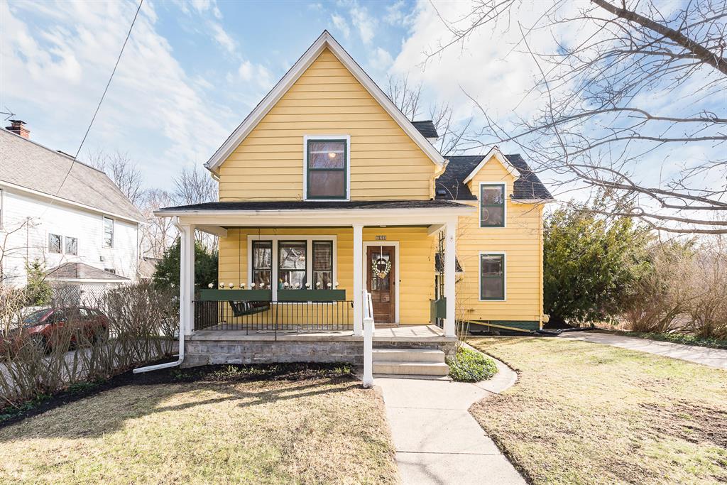 Charming updated 2-story historic home just a short walk to the YMCA and downtown Ann Arbor.   Inviting front porch with swing and flower boxes add to the home's curb appeal.  Inside features an excellent floor plan for entertaining. Hardwood floors throughout and a spacious kitchen with ample counter space and storage.  Main level includes a full updated bath and a bonus room ideal for home office, family room or 5th bedroom.  Upstairs offers 4 generously sized bedrooms and 1 full bath.  The balcony overlooks the deck, patio and beautifully landscaped private backyard.  Basement has an additional bathroom and utility space.  Recent updates include new electrical panel, newer furnace and a/c. The 2.5 car garage with entrance off Mulholland has a fantastic workshop area too.  Walk score of 99! Home Energy Score of 1. Download report at stream.a2gov.org