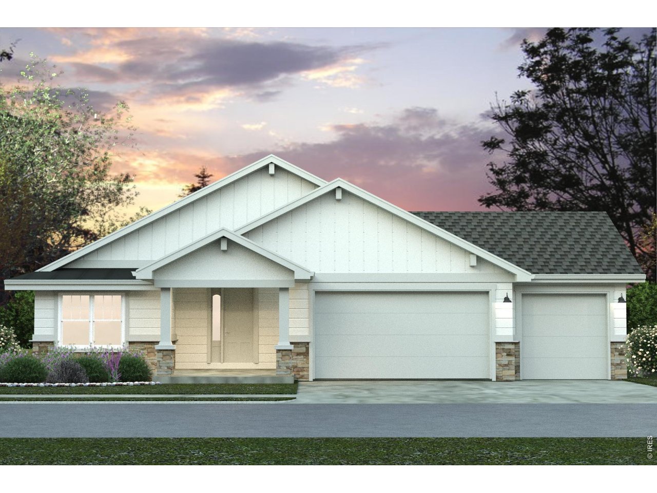 Pre-Sale. The Sophia 55 by Bridgewater Homes! This beautiful ranch style home has 4 beds or main floor office, 3 baths and a 25%+ finished basement! Quality construction with 2'x6' exterior walls. This inviting open floor plan features - Luxury vinyl flooring, upgraded gourmet kitchen, slab granite and quartz counters, cabinets by Tharp, gas range with cabinet hood, double ovens, stainless steel appliances, walk-in pantry, gas fireplace. Spacious primary suite with luxury 5pc bath & walk-in closet. Front Yard Landscaping, 11'x18' covered patio with outdoor fireplace & oversized 3 car garage.