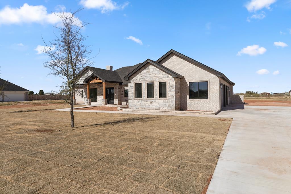Experience refined country living in this newly built 4-bedroom, 3.5-bath home on a 1.5-acre corner lot in Greenwood, TX. Designed for comfort and style, it features an open, cozy layout filled with natural light, a versatile flex room, and a 3-car garage with extra storage. Enjoy the oversized patio with a sleek outdoor kitchen, perfect for entertaining. The landscaped, fenced yard offers space for a garden, while foam insulation throughout—including the garage—adds energy efficiency. GPS: 13801 E CR 113.