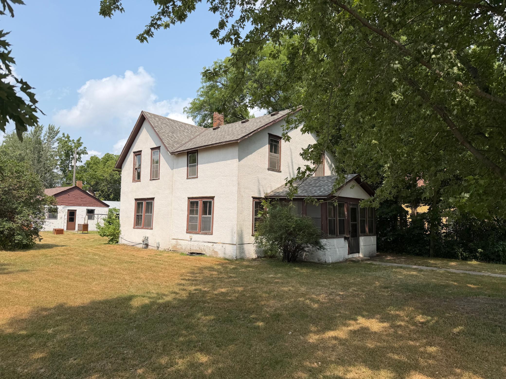 Investor Special with Endless Potential on an Oversized Corner Lot!  Opportunity is knocking! This 4-bedroom, 1-bath home is a true fixer-upper and will require significant renovation before it is move-in ready. Whether you're looking for your next flip, rental property, or a project to build equity, this property offers outstanding potential.Situated on an oversized corner lot in a desirable neighborhood near a park, the land itself is a tremendous asset. The oversized lot is perfect for your vegetable garden.The property also includes a 2-stall detached garage.  The home offers potential to be converted into a duplex with the proper renovations and approvals, making it an attractive option for investors seeking long-term cash flow.Properties with this combination of location, lot size, don't come along often. Bring your vision, tools, and creativity—this is your chance to unlock the full value of a property with exceptional upside.Property is being sold as-is.