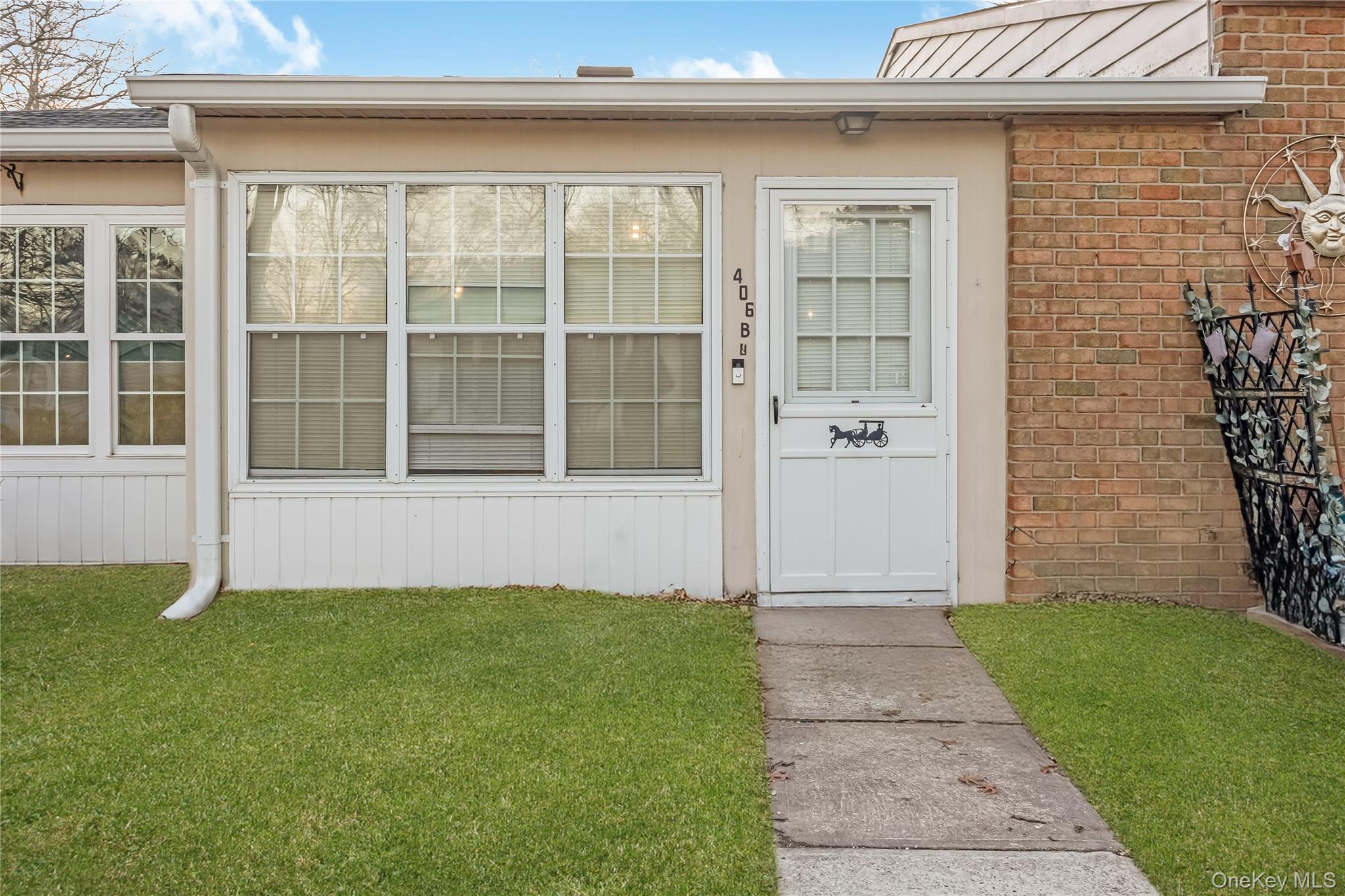 Enjoy low maintenance living in this bright and updated one bedroom Eton model condo in the 55 and better Leisure Village gated community. The eat-in kitchen features stainless steel appliances, quartz countertops, and a skylight that fills the space with natural light, and is open to the spacious living room and dining area. A sunroom offers additional space. The home showcases an updated kitchen and bath, updated flooring throughout, and the convenience of an in-unit washer and dryer. Additional features include central air conditioning and a well-appointed, efficient layout. This well-maintained condo combines comfort, functionality, and modern updates. Wi-Fi and cable are included. Amenities include clubhouse, pool, fitness center, golf course, landscaping and grounds maintenance, recreation facilities, security, trash and snow removal. Taxes of only $2,263.01 after basic Star. Low taxes, low utilities, low maintenance…low bills. Come take a look.