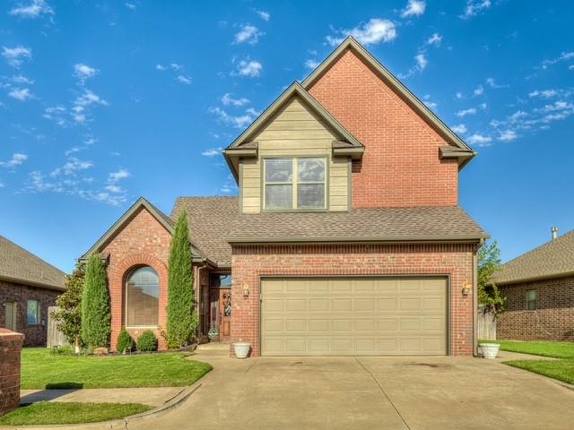 TWO STORY VERY WELL KEPT HOME ON A GATED COMMUNITY LOCATED IN THE MOORE SCHOOLS DISTRICT! IN GROUND STORM SHELTER FOR SAFETY AND PEACE OF MIND!  KITCHEN WITH GRANITE COUNTERTOPS AND TILED BACKSPLASHES! PRIMARY SUITE ON FIRST FLOOR! STUDY OR SECOND BEDROOM ALSO ON FIRST FLOOR!  COME AND TAKE A LOOK AT IT BEFORE IS GONE!!!