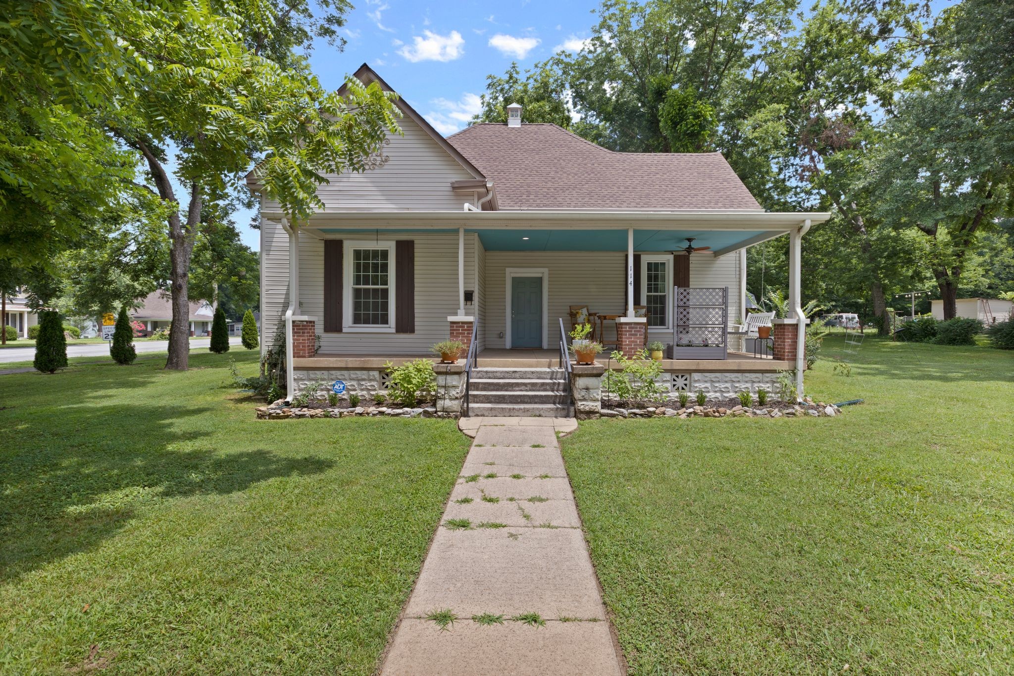 Welcome to 114 1st Ave, Mount Pleasant, TN 38474—a charming property nestled in the heart of historic downtown Mount Pleasant! This inviting location offers the perfect blend of small-town charm and modern convenience. Step outside your door and you’re walking distance to local favorites like the Mount Pleasant Grille, Twisted Copper Brewing Company and the delightful Mount Pleasant Farmers Market. This property boasts classic Southern architecture with a welcoming front porch, ideal for relaxing evenings or morning coffee. Inside, you’ll find spacious living areas filled with natural light, perfect for entertaining or cozy family gatherings. The kitchen features updated appliances, new cabinetry and ample counter space. Bedrooms are generously sized, offering comfort and privacy for everyone. Fully renovated bathroom with new vanity, tub and new tile.  The home boasts ample upgrades with all new wiring and electrical panel, new sewer line and new water line, new HVAC and a brand new 300 square foot barn with two lofts for storage that is ready to have electricity run to make it the perfect workshop, exercise space or just conditioned storage. Other improvements include newer roof, windows and flooring.  Enjoy the vibrant community atmosphere, with parks, boutique shops, and dining all within walking distance. Commuters will appreciate easy access to Highway 43, connecting you quickly to Columbia and beyond. Don’t miss your chance to own a piece of Mount Pleasant’s thriving downtown!
