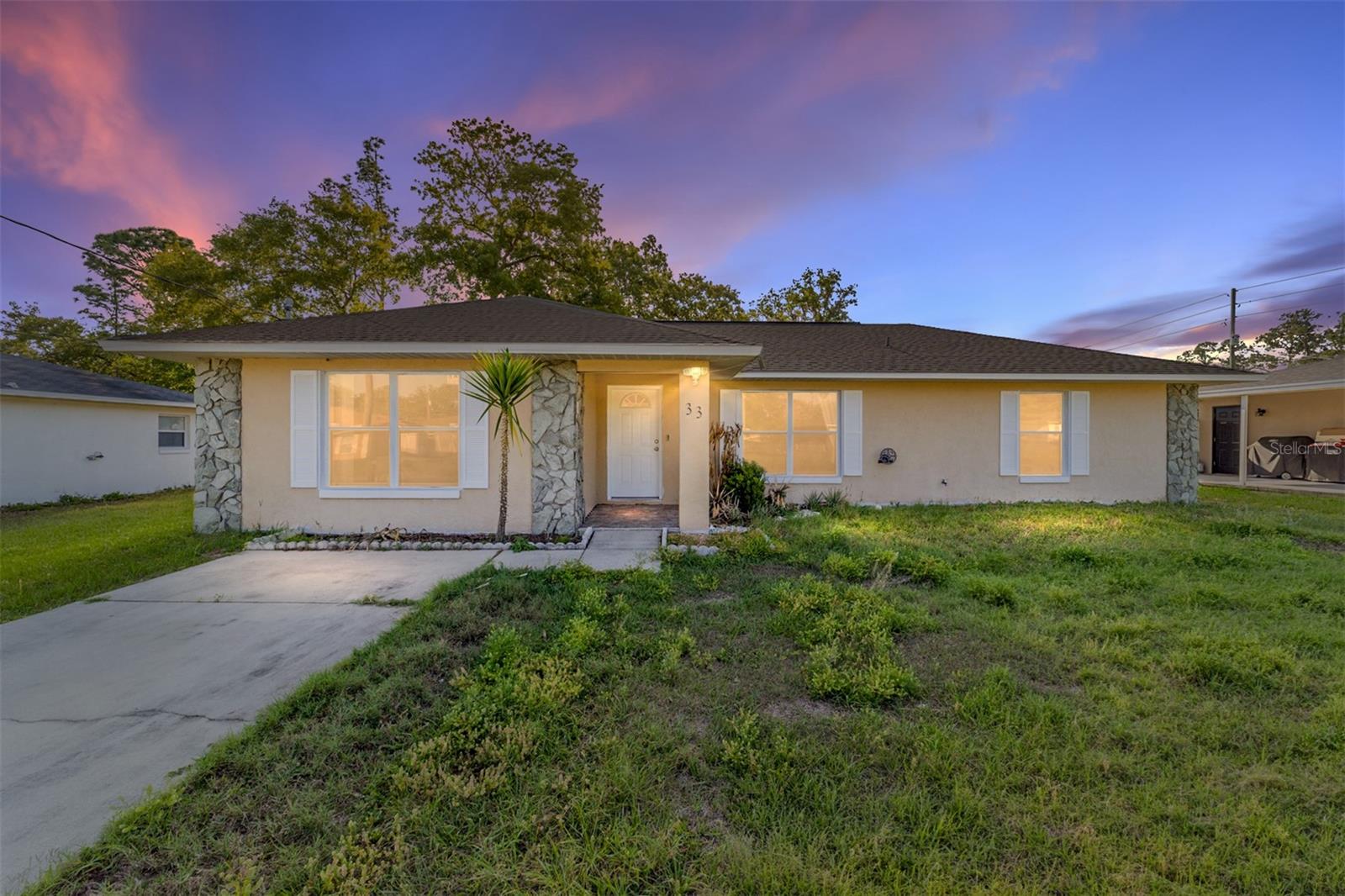 Spacious and well-maintained home located in the growing community of Silver Springs Shores in Ocala! This property offers comfort, convenience, and important recent updates for peace of mind. Major improvements include a 2021 ROOF, 2025 A/C system, 2021 WELL PUMP, and a 2022 SHED for extra storage or workspace. The home features a functional layout with inviting living spaces, plenty of natural light, and a large flex room perfect for a home office, playroom, gym, or additional living space. The spacious backyard is fenced for added privacy and security and is ideal for pets, relaxing, or entertaining. Currently tenant-occupied with the lease transitioning to month-to-month, offering flexibility for both investors and future homeowners. Whether you're looking for a primary residence or an investment opportunity, this move-in-ready property is one you won’t want to miss!