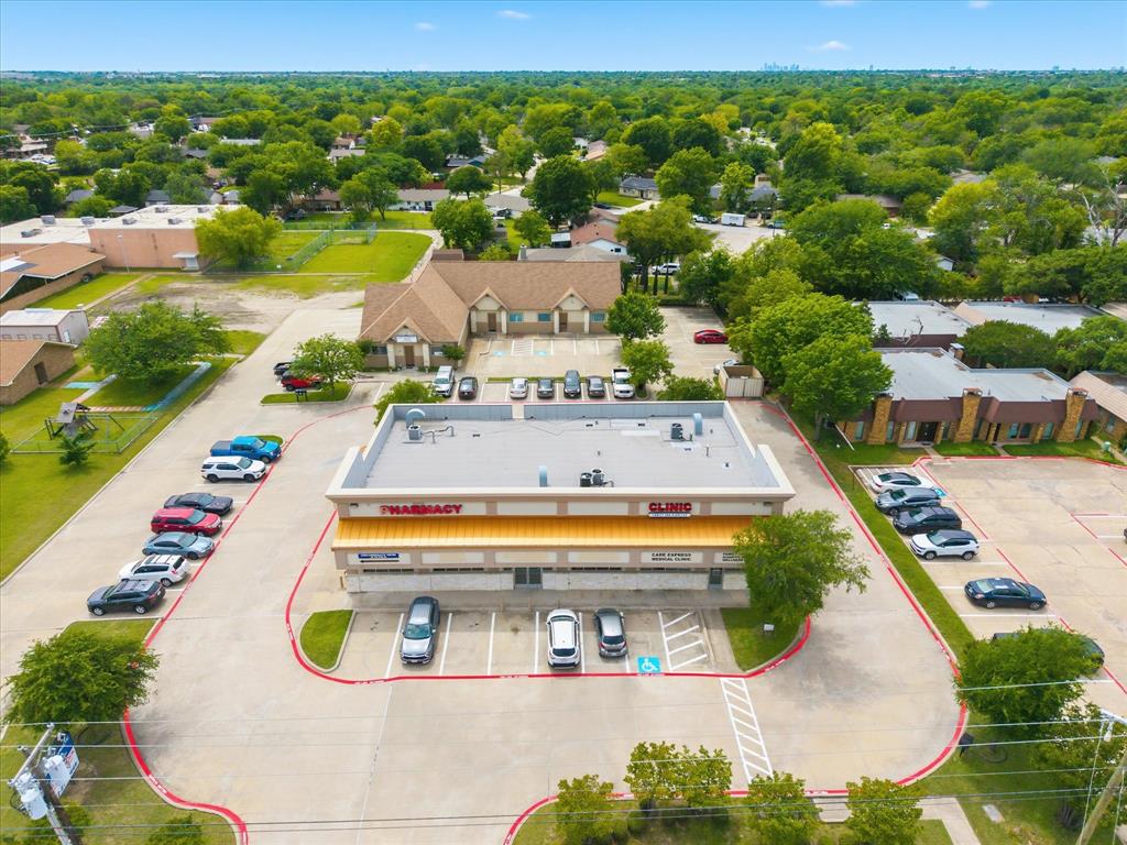 Excellent opportunity to purchase a 9,500+ SF multi-suite medical office building off Broadway Boulevard in Garland. The property features five suites with an established tenant mix that includes a chiropractor, pharmacy, physician, and owner’s office. Existing lease terms with 2, 3, and 5 years remaining provide income stability while allowing future flexibility for an investor or owner-user.This property is well-suited for medical, dental, wellness, therapy, chiropractic, pharmacy, or professional office use. With a strong healthcare-oriented tenant base, flexible suite configuration, and an established Garland location, this asset offers both immediate functionality and long-term upside.