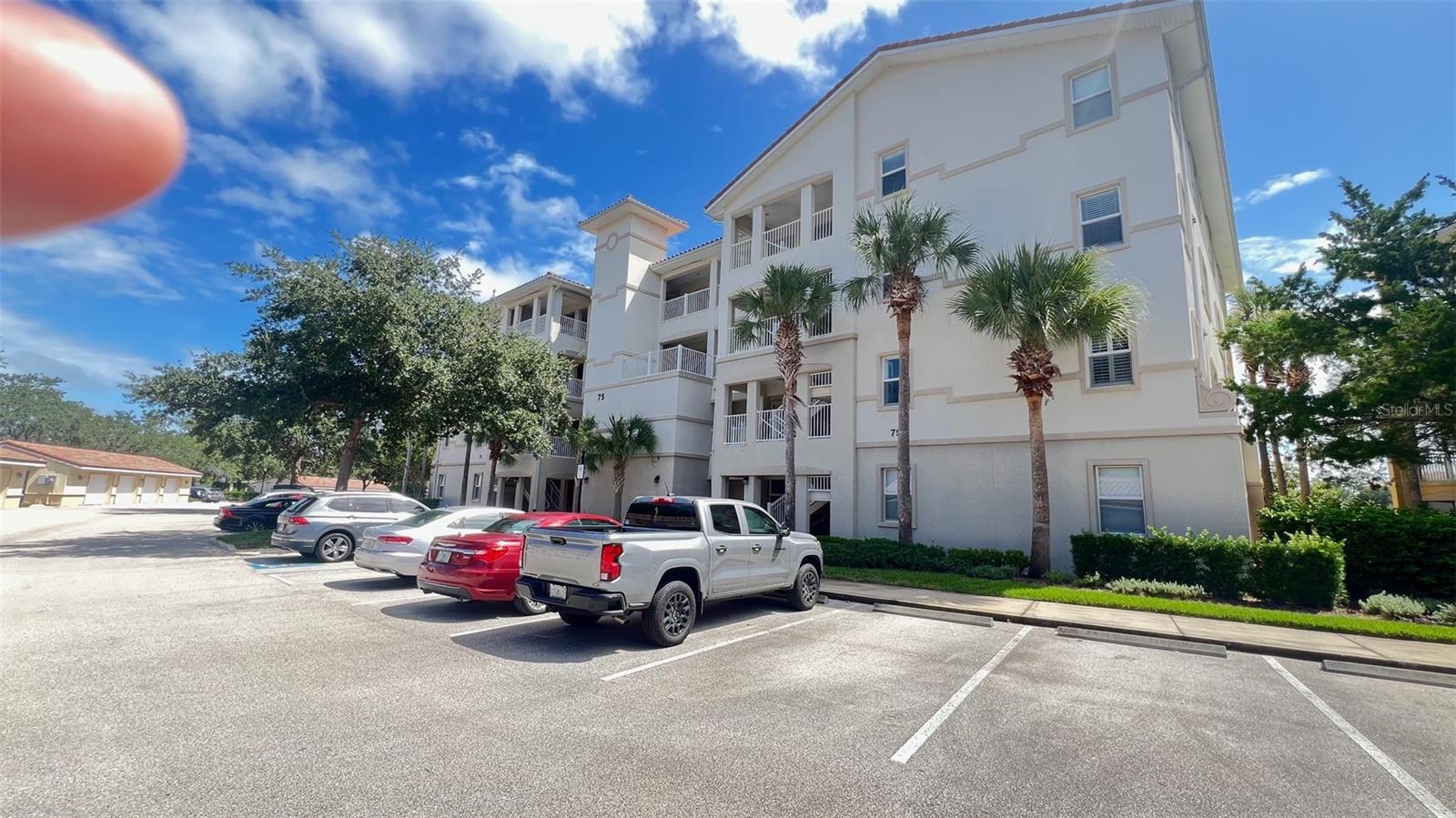 Great views from this top floor, cathedral ceilings 3BR/2BA condo overlooking the lake with distant views of the Intracoastal Waterway