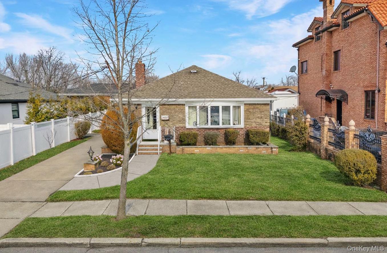 Welcome to this inviting 3 bedroom, 2.5 bathroom single family ranch style home located in the Malba area of Whitestone, just one block from beautiful Powell’s Cove Park. Situated on a generous 48 ft x 102.17 ft lot, this property offers comfortable interior living along with excellent outdoor space in one of Queens’ most desirable waterfront enclaves.The main level features three well proportioned bedrooms and a thoughtfully designed layout for everyday living. The spacious living room is filled with natural light from oversized bay windows, creating a bright and welcoming atmosphere. A formal dining room provides the perfect setting for gatherings and holiday meals, while the eat in kitchen offers great space and functionality with room to customize over time.The primary bedroom includes its own private half bathroom, while a full bathroom is conveniently located in the hallway to serve the additional bedrooms.The full finished basement adds valuable additional living space and can easily serve as a recreation room, home office, gym, or play area. A washer and dryer are also located in the basement for added convenience.Outside, a long private driveway leads to a detached one car garage, and the expansive backyard provides the perfect setting for entertaining, gardening, or simply relaxing outdoors. The depth of the 48 ft x 102.17 ft lot offers flexibility and room to grow.The home has been well maintained and presents an excellent opportunity to personalize and update at your own pace while building equity in the highly sought after Malba area of Whitestone.Convenient to local shops, schools, major highways, and waterfront parks, this is a wonderful opportunity to step into homeownership and make this house your own.*Photos are virtually staged