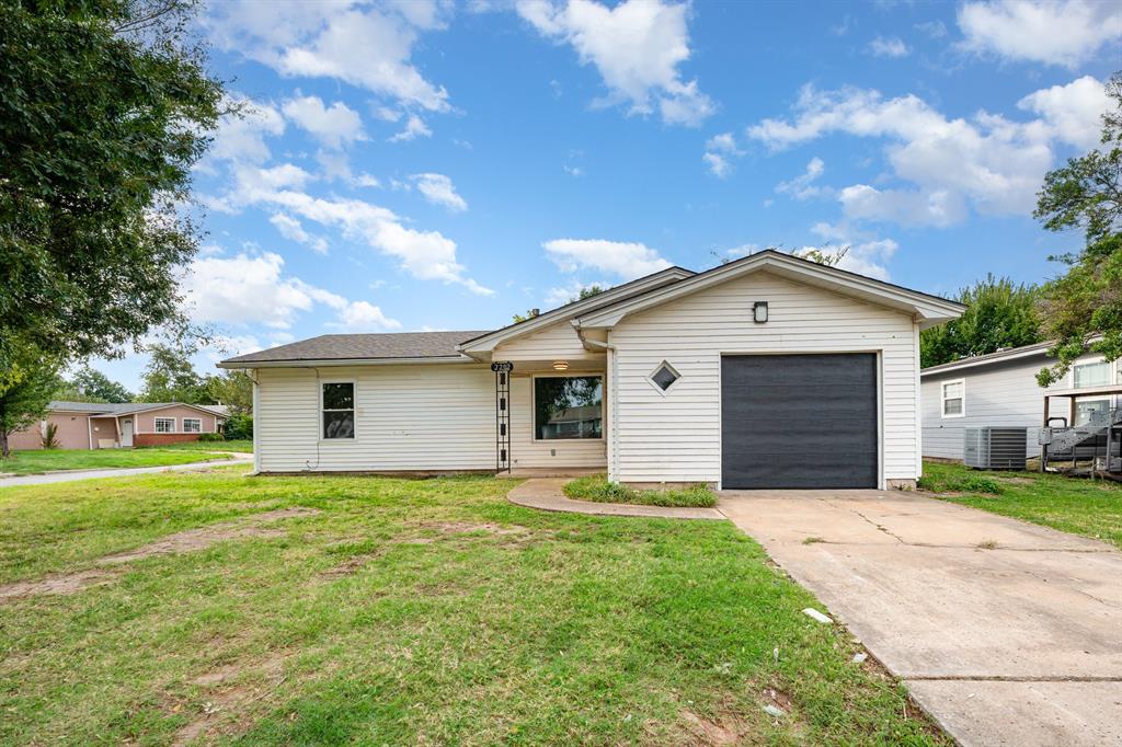 This 3 bed 1 bath home was just remodeled and is ready to move into today! Recent updates include a new roof in 2025, new vinyl windows, new granite countertops, new flooring, new AC unit, fresh paint, fully remodeled bathroom, new appliances, and more! There is a ton of cabinet and storage space in the kitchen. Sitting on a corner lot, you have the bonus of some extra yard space. This also makes it easy to build a shop and second driveway to the shop if you want to expand in the future. Seller is licensed agent in state of Oklahoma #170512