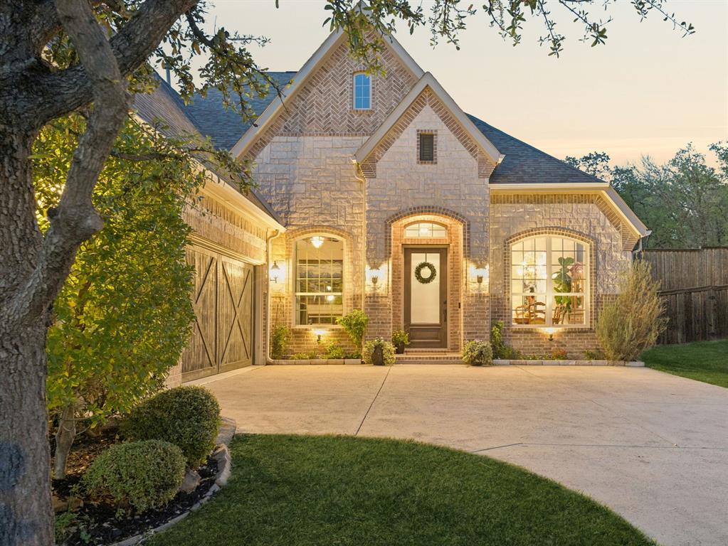 *OFFERS WILL BE PRESENTED SUNDAY EVENING!*Gorgeous home!! LUXURY upgrades abound in this 2015, hard to find SINGLE-STORY, 3-CAR GARAGE Colleyville house! Nestled on a peaceful cul-de-sac in this lovely gated community, this well maintained and beautiful 3-BEDROOM, PLUS OFFICE house has rich finishes throughout: hardwood floors, 8 foot solid-core interior doors, dramatic 10-12 foot ceilings, designer light fixtures, GE monogram 6-burner gas cooktop, built-in GE refrigerator, double ovens, solid alder cabinetry, tankless water heater and is literally topped off with a brand new roof and gutters! Relax in the serene and private easy-care backyard with covered patio, extensive brick courtyard and pergola with just enough grass. Located near the community's walking paths and pond (yes it is stocked!) you will feel a world away from the very convenient shopping and restaurants nearby! This house is a GEM!!!