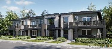 ****Contact builder today about Special Financing for this home - terms and conditions apply**Anticipated completion May 2026!! Low maintenance living in the gorgeous new Sterling Ranch community. Just lock up and go. This brand new 2-story townhome in a 4-plex features 2 bedrooms, 2.5 baths, great room, kitchen, upper laundry, loft,  2 car attached garage (rear alley entry) and conditioned crawl space. Gorgeous finishes and upgrades throughout including, slab quartz counters, luxury vinyl plank flooring, stainless steel appliances, solar and more. The builder provides the latest in energy efficiency and state of the art technology with several fabulous floorplans to choose from. Energy efficiency, and technology/connectivity seamlessly blended with luxury to make your new house a home. Sterling Ranch offers several fabulous plans to choose from.   Photos are model only and subject to change.