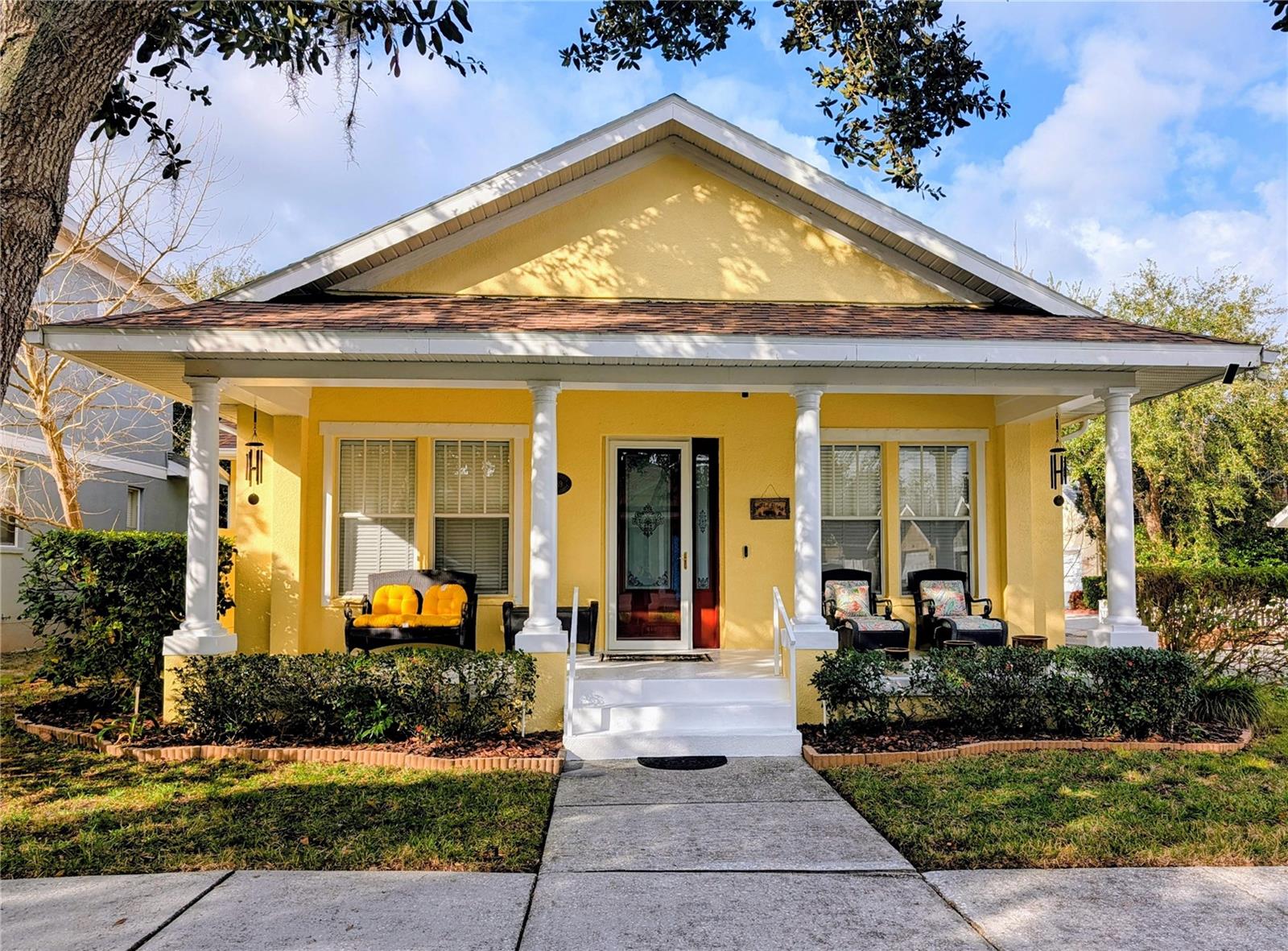 MAKE AN APPOINTMENT TODAY to view this exceptional Windjammer home. This 3-bedroom 2 bath offers a beautifully maintained interior/exterior and comes complete with generous living spaces. Seller has recently installed a NEW roof. This home is located on a quiet street with minimal traffic. Whip up gourmet meals in this NEW chef-inspired completely modernized KUCHT kitchen package, equipped with quartz countertops AND custom stainless steel/copper hood. The comfortably sized master suite is made for relaxation and boasts a spacious bathroom and a walk-in closet. It also includes a walk-in shower, soaking tub, his-and-hers sinks with quartz countertops. Enjoy brand-new luxury vinyl flooring throughout the home. Your indoor/outdoor lifestyle includes your pebble finish saltwater pool with hot tub. A wonderful space for fun and completely fenced in and features just the active atmosphere you are looking for. Enjoys a prime location in a sought green community of Longleaf with parks around every corner. Close to Starkey Park, hiking trails, bike paths, lakes and playgrounds. Restaurants, great shopping, grocery stores, cafes, bars, farmers market and specialty stores. This Longleaf residence is less than a mile from everything you need. Located close to highly rated public and private schools. Keep your vehicles clean and dry with a workshop 2-car attached garage. For your security and insurance savings, the home has a system of CUSTOM METAL WINDOW STORM ENCLOSURES. Come see for yourself. (No Flood Insurance Required)