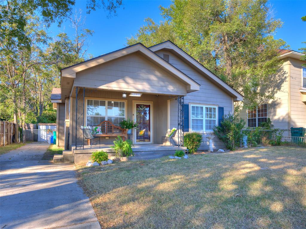 This charming 2 bedroom, 1 bath home is on the Historical Register of Oklahoma City.  But there are no restrictions as to changes to the exterior.  COMPLETELY remodeled and updated, this house is currently being used as an Airbnb, but showings are available when it is vacant.  Refinished original hardwood floors throughout, living/dining combination and open kitchen concept.  You will LOVE the ambience of this beautiful home. The backyard is quite large for hosting cook-outs or family fun. Reed Park is just 1/2 block away-a great place for kids, grandkids, or walking your dog!   OPEN HOUSE SUNDAY, OCT. 12TH, 2 TO 4 PM.