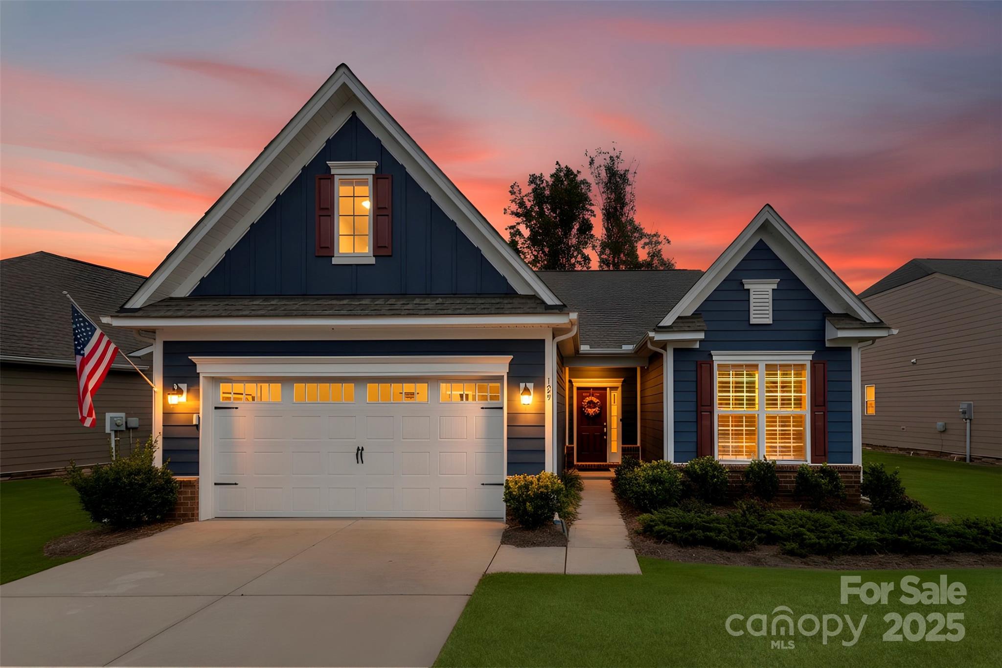 This home is Back on The Market after being temporarily off for personal reasons. Welcome to Imagery at Mountain Island Lake, a premier 55+ active-adult community offering low-maintenance living and an exceptional lineup of resort-style amenities. This beautifully appointed one-story home is ideally situated in one of the most sought-after lake communities in the Charlotte area.Designed with comfort and functionality in mind, this 2-bedroom, 2-bath home with an office/flex room features a spacious open floorplan that seamlessly connects the living, dining, and kitchen areas—perfect for both everyday living and entertaining. The kitchen showcases quartz countertops, crisp white cabinetry, stainless steel appliances, and a large island with breakfast seating, along with convenient nooks ideal for a coffee or beverage station.A split-bedroom layout offers privacy, highlighted by charming arched walkways leading to each suite. The French-door office provides a bright, quiet space for work or hobbies. The home is filled with natural light and enhanced by plantation shutters throughout for added privacy. Durable luxury vinyl plank flooring spans the main living spaces, with tile flooring in all baths. The serene primary suite features a spacious bath with dual vanities and quartz countertops. Step through the main living area onto a large screened-in porch, then out to an extended paver patio overlooking the community’s wooded walking trails—a peaceful and private outdoor retreat. The generous laundry room provides excellent flexibility, with space for a utility sink, folding station, or extra storage.Living in Imagery means enjoying an unparalleled suite of amenities, including a clubhouse, fitness center, heated resort-style pool (open May–October), lighted pickleball and tennis courts, walking trails, dog park, lake access, kayak launch and storage, plus a network of creative cabins featuring a library, pottery studio, art studios, sewing cabin, and celebration spaces. A full-time Lifestyle Director curates a robust calendar of events, clubs, and activities, creating a vibrant and social lakeside community. A future community dock is also planned nearby.This home offers the ideal blend of comfort, privacy, and active-adult living in a truly exceptional lakefront neighborhood.