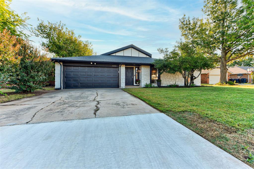 Welcome to 11300 Davis Court, a well-maintained 3-bedroom, 2-bath home tucked away in a quiet cul-de-sac. This move-in-ready property features an open living area with a gas fireplace, updated flooring, and neutral finishes throughout. The kitchen includes painted cabinetry, stone and wood countertops, and a tile backsplash, flowing easily into the dining and living spaces. Recent improvements include a new AC condenser, new hot water tank, newer furnace (installed around 2021), and a roof in 2020. The home has been repainted, the primary bath has brand new flooring, and the driveway has been partially replaced. Outside, you’ll find a fenced backyard, plus a two-car garage and bonus room offering flexible space. With major systems updated and a layout designed for everyday comfort, this home is ready for its next owner.