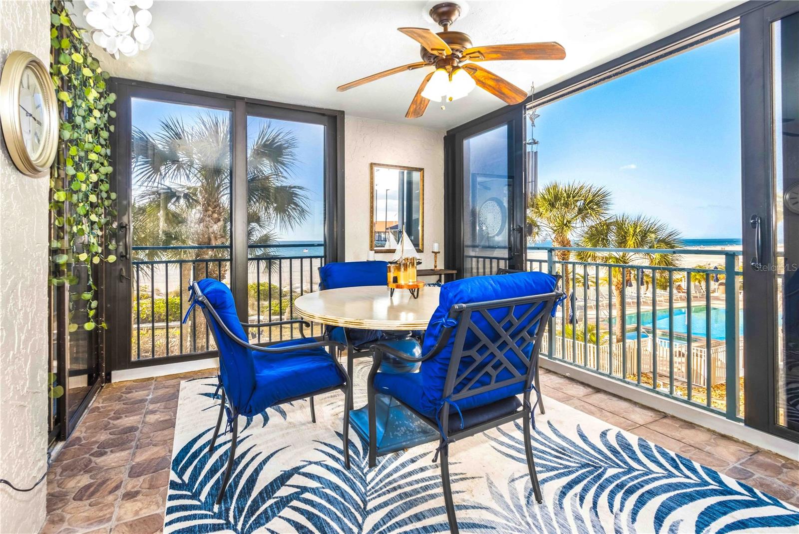 Just listed. Gulf Front Corner Unit.  2nd floor (just above the LOBBY level). Beach Front Spacious Water Views Condo. Recently Remodeled. Nothing to do here, but bring your beach gear and it's a few steps to the Pool Deck and the Beach with the warm waters of the Gulf with miles and miles of Sugar Sands.