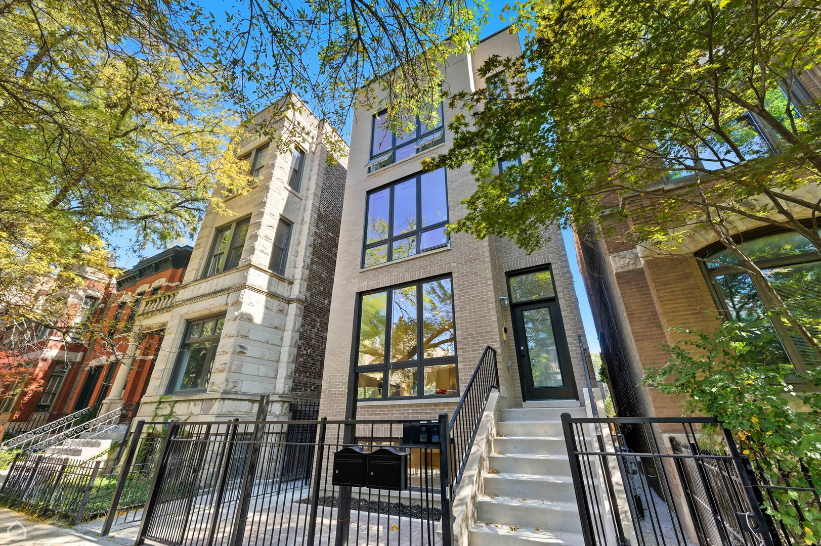 Welcome to this solid masonry new construction penthouse nestled on a tree-lined street in Oscar Meyer and Lincoln Park High School districts. A duplex-up that is flooded with natural light, and elevated neighborhood views. Quality construction and upgrades were spared at no expense.  Welcome family and friends to host in your formal dining area under statement designer lighting, and the warmth of the stone mantle fireplace. A True chef's kitchen with butler's pantry offers space for preparing large meals, and plenty of cabinets. Enjoy your over-sized quartz top island for gathering, featuring stylish fluted wood panels, beverage cooler and additional storage. Custom paneled Wolf and Sub-Zero appliance package, including your own built-in coffee and espresso maker. Seem-less indoor, outdoor living with an extra large, fully covered entertainment terrace expanding off of the living room.  Four generous bedrooms on the upper-level, including an on-suite bedroom, a shared hall bath, and primary bedroom with ample natural light and a glimpse of downtown Chicago. Control the mood and ambience in each room with Lutron lighting system dimmer controls and preference settings. Security cameras preinstalled for your safety along with home automation system connecting security, surround sound, temperate and many more smart home features using remote controls or simply voice commands.The cherry on top of the penthouse is the expansive Rooftop deck with pergola, and city skyline views. Unit is walkable but heavy construction. Additional second parking space available for $30,000. Delivery early December *All photos and descriptions are used for marketing purposes only and do not represent the exact product. Photos shown are of unit 1*