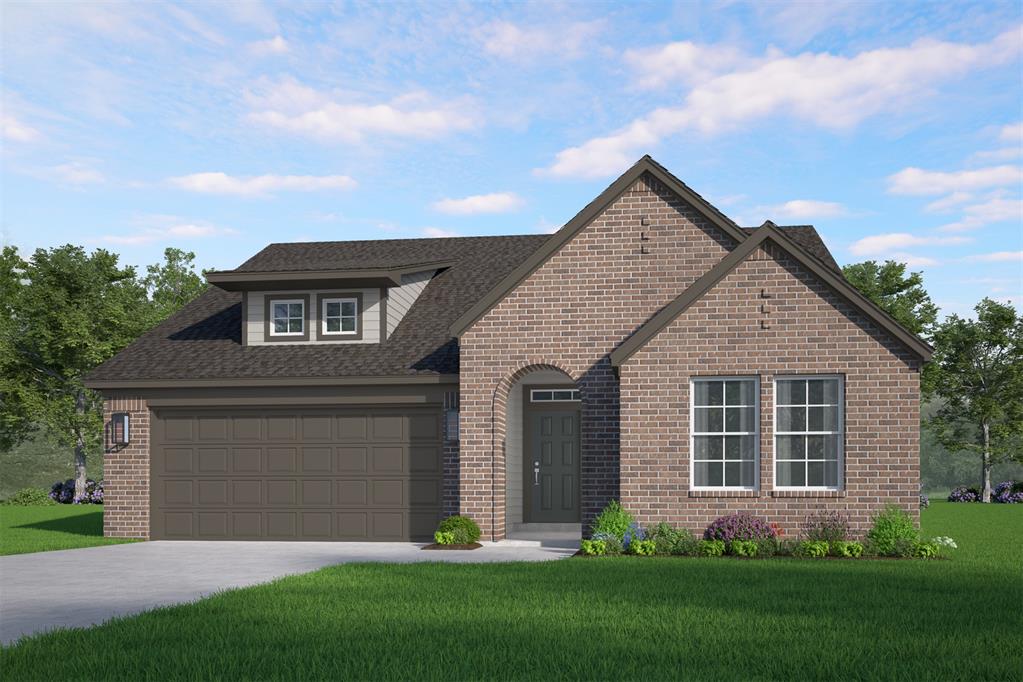 The Inwood plan pairs high-impact design with thoughtful everyday function, bringing together all the features buyers are asking for right now.The heart of the home is a generous kitchen with plenty of counter space for spreading out and hosting, complete with sleek quartz countertops, a gas range, and a walk-in pantry that keeps everything within reach but out of sight. A convenient mudbench off the garage plus multiple storage closets mean there is a dedicated spot for bags, shoes, and seasonal gear, so the rest of the home stays clutter-free. In the main living area, a stunning fireplace becomes the natural focal point, while durable hard-surface flooring runs throughout the core living spaces for a polished look that is also made for real life.The spacious primary suite feels like a private retreat, featuring a large quartz vanity with dual sinks, a relaxing soaking tub, a tiled shower, and a walk-in closet. Just outside, an expansive covered patio extends your living space outdoors, giving you the perfect place to catch those incredible Oklahoma sunsets with neighbors and friends.Flint Hills homeowners will enjoy the convenience of being located on Tecumseh Road for quick and easy travel to the east or west side of Norman and the peacefulness of a quiet, family-friendly community. In Flint Hills, you can get to I-35 in five minutes, The University of Oklahoma in 10 minutes, and Tinker Airforce Base in less than 20 minutes! Amenities in this community include fishing ponds, walking trails, a playground, a splash pad, and a soccer field!Included features:*Peace-of- mind warranties*10-year structural warranty*Guaranteed heating and cooling usage on most Ideal Homes*Fully landscaped front & backyard*Full Guttering*Fully fenced backyard.Floorplan may differ slightly from completed home.