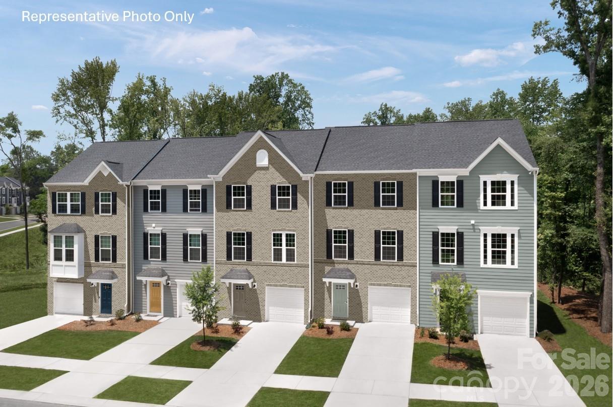 Imagine living in a spacious 3 story townhome with garage only 8 miles from Uptown Charlotte and just 5 miles from Matthews and 7 miles to Southpark or 7 miles to Mint Hill. The community offers very easy access to US 74 (Independence Blvd). The lower level features a 1 car garage and a finished flex space / rec room with a half bath, ideal for a home office, gym, or media room. The main living level showcases a spacious open concept kitchen with a large island with sink and dishwasher, and a roomy dining area. The 2nd level also features a convenient half bath as well as a deck off the kitchen—perfect for entertaining or relaxing. Upstairs offers 3 bedrooms and 2 full baths, including a spacious owner’s suite with vaulted ceiling and dual vanities. Reach out today to learn more! Photos are for illustrative purposes only.