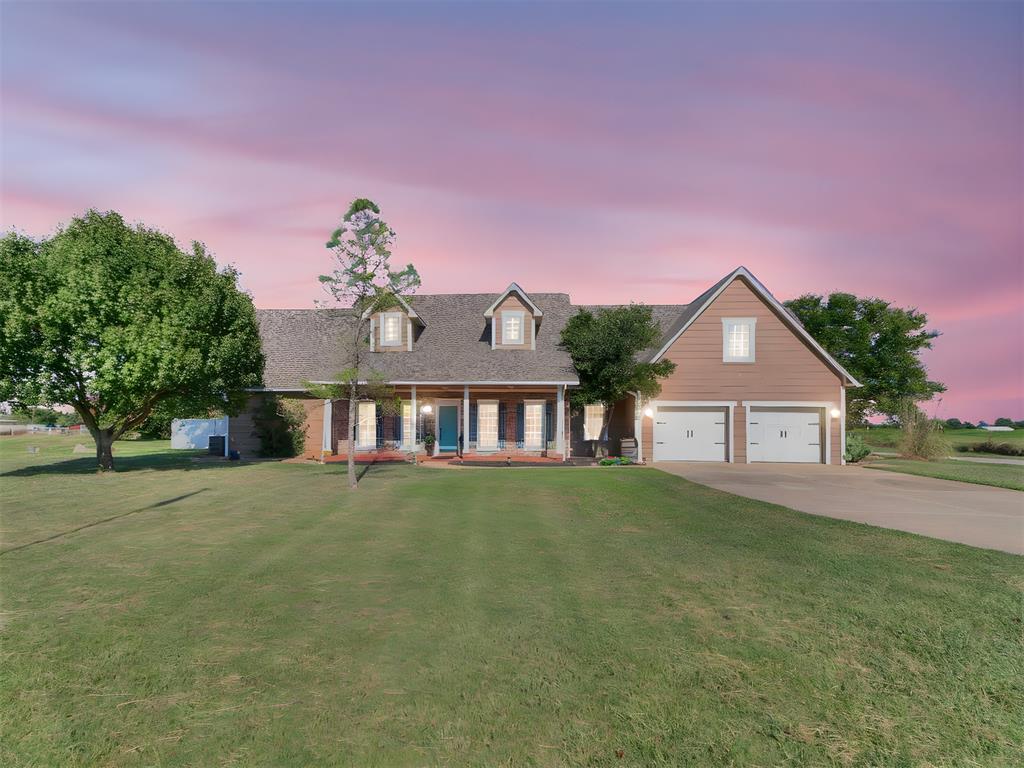Welcome to this one-of-a-kind property! Motorized gated entry with smart features grants you access to home with generous living space on almost 10 acres, in-ground pool, large shop and guest quarters. The space in the guest quarters (approximately 840 sq ft) is in addition to the ample square footage of the main house. Designed to withstand an F4/F5 tornado, the home was built using poly-steel construction, 2X10 rafters, storm-resistant windows and concrete siding.  The main house has three bedrooms and 2.5 baths, with a huge bonus room that can be used however your imagination sees fit. In addition, a secret, soundproof room offers the perfect space for an office or hobbies.  Imagine the possibilities for personalization and creating spaces that reflect varied needs and preferences. Upgrades abound, including a four zone geothermal system with Nest thermostat, fiberglass pool with huge cabana, hot tub pad and outdoor fireplace. An enclosed patio with additional patio space seamlessly blends indoor and outdoor living and leisure. The property is fully fenced and both home and shop/guest quarters have irrigation. There is an aerobic septic system for the main house and lateral lines for the guest quarters and shop area.  Inside the 40X60 shop, you'll find a modern guest quarters with two bedrooms, full kitchen and bathroom. Two 12000 BTU mini-splits were recently added in the guest quarters, along with many other updates.  A short trip down Penn for anything you need means this home offers everything you need at your fingertips.  A 96X14 additional covered parking area offers all the space you need for your toys and equipment. Located in the Deer Creek school district, this residence offers you the opportunity to experience the country lifestyle with city conveniences. Make it your own and enjoy peace of mind, relaxation and space for whatever your heart desires.