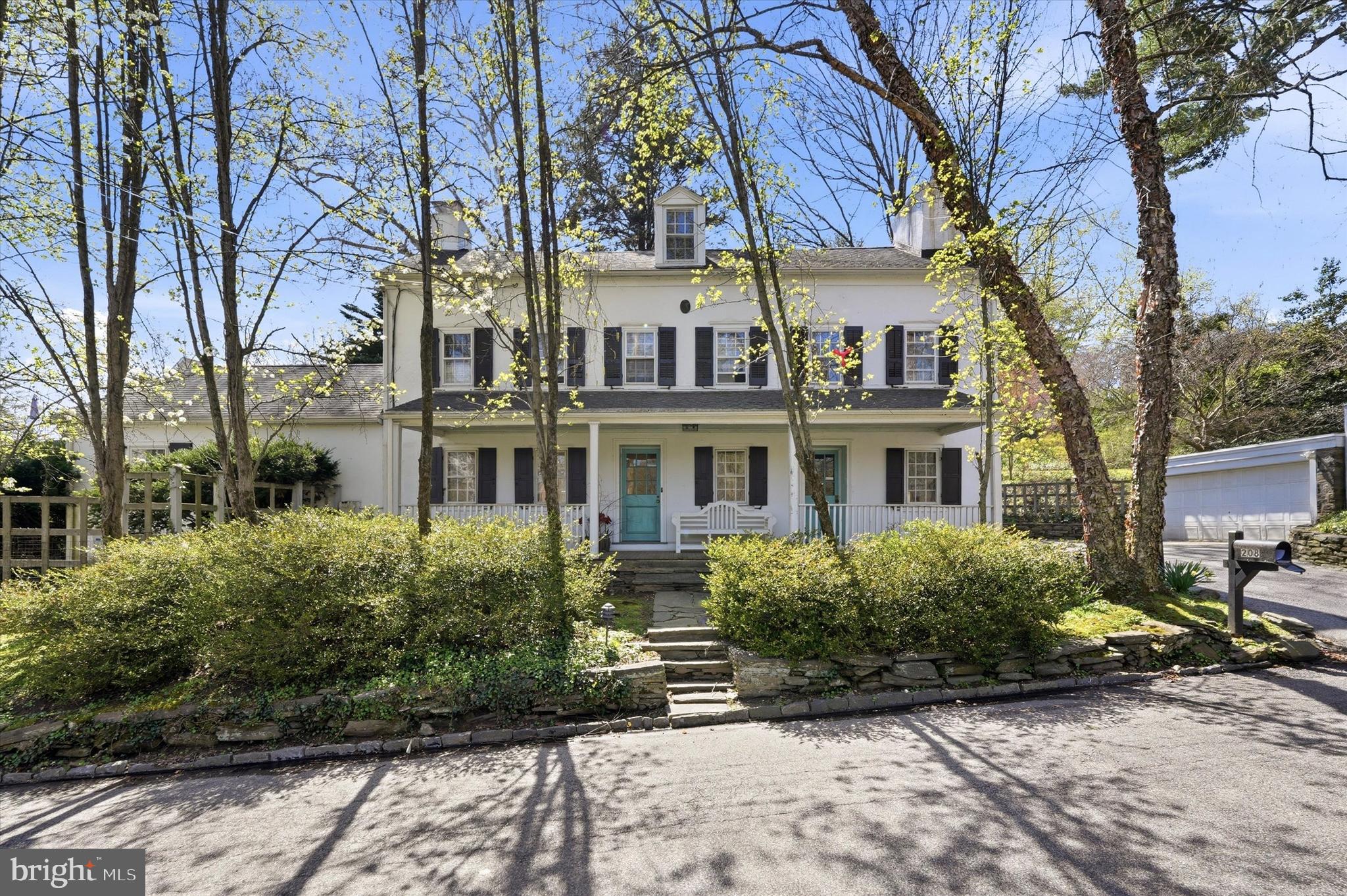 Steeped in history and timeless charm, this Colonial residence—originally built in 1793 with thoughtful additions in the 1940s and 1960s—offers a rare opportunity to own a home with character that simply cannot be replicated. Set on a quiet street in Gladwyne, the property is rich with authentic period details, from original wood flooring and exposed beams to the warm, inviting atmosphere that only a home of this era can provide. Spanning approximately 3,500 square feet, the home features 5 bedrooms and 4.5 bathrooms, set on a picturesque 0.78-acre lot with a serene backyard framed by mature trees and garden space. The setting feels private and peaceful, yet remains close to all that the Main Line has to offer. While livable as-is, the property presents an exceptional opportunity for the next owner to restore, update, and add value while preserving its historic integrity. This is a rare chance to reimagine a truly special property in one of the Main Line’s most coveted locations.